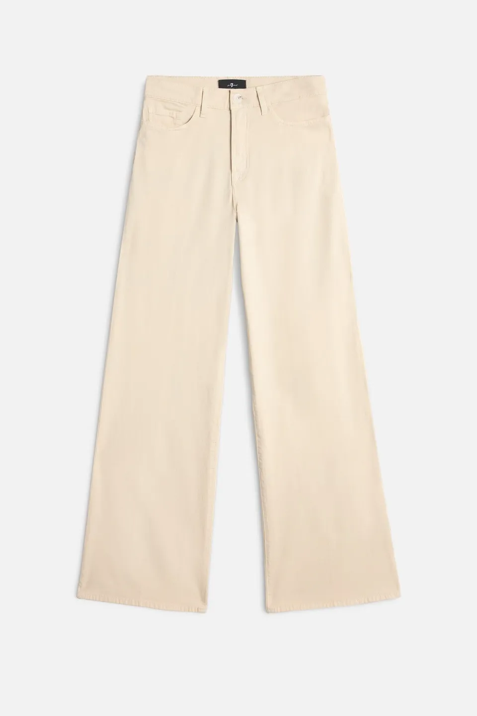 7-for-all-mankind-comfort-twill-lotta-wide-leg-hose-creme-damen image 1