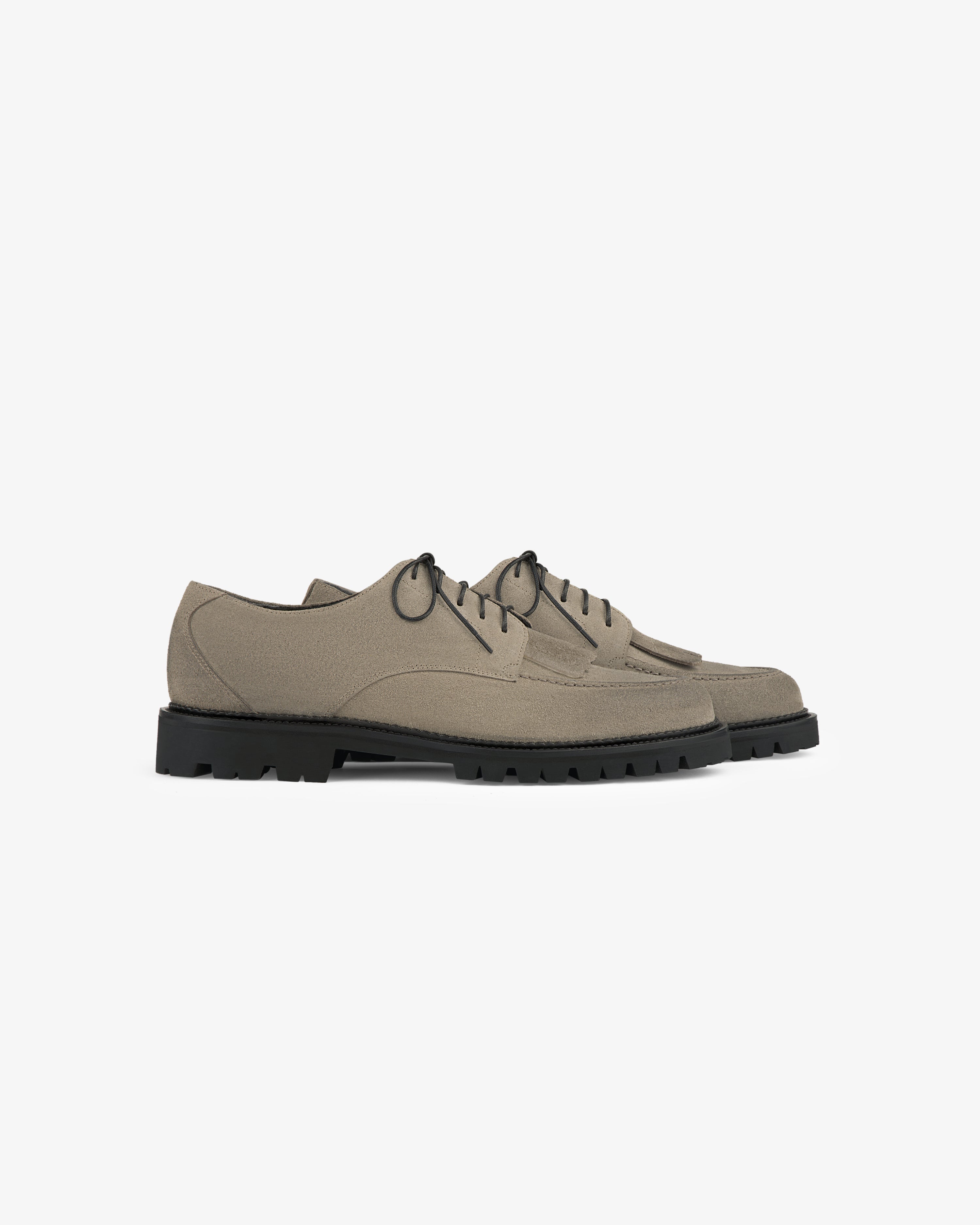 aim-leon-dore-suede-lug-sole-derby-oliv-kalbs-suede-made-in-italy image 5