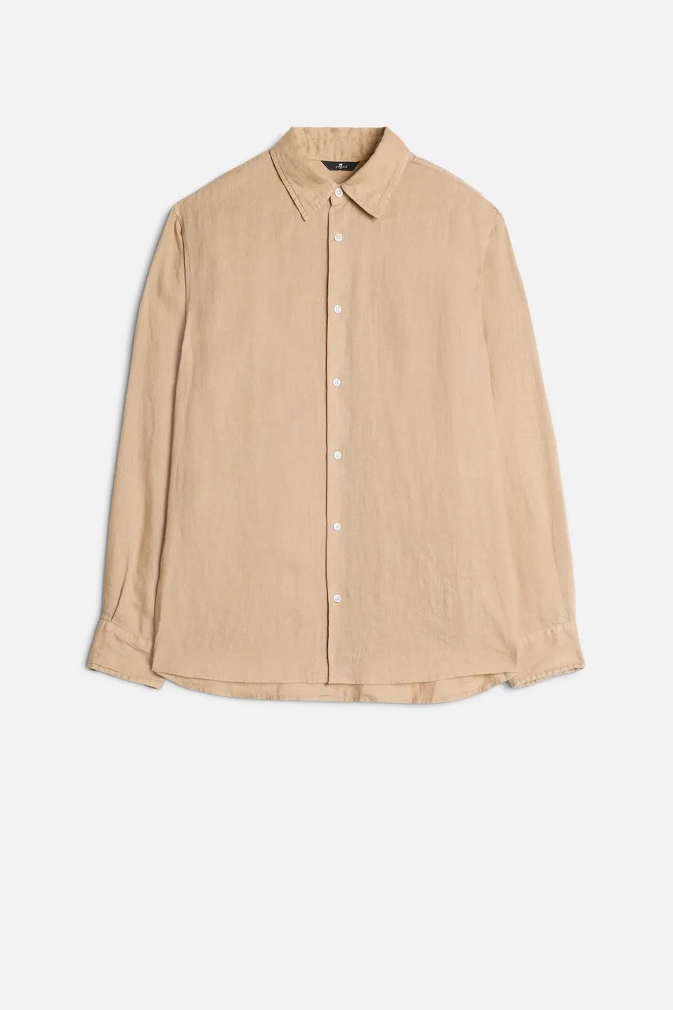 7-for-all-mankind-classic-linen-hemd-in-taupe image 1