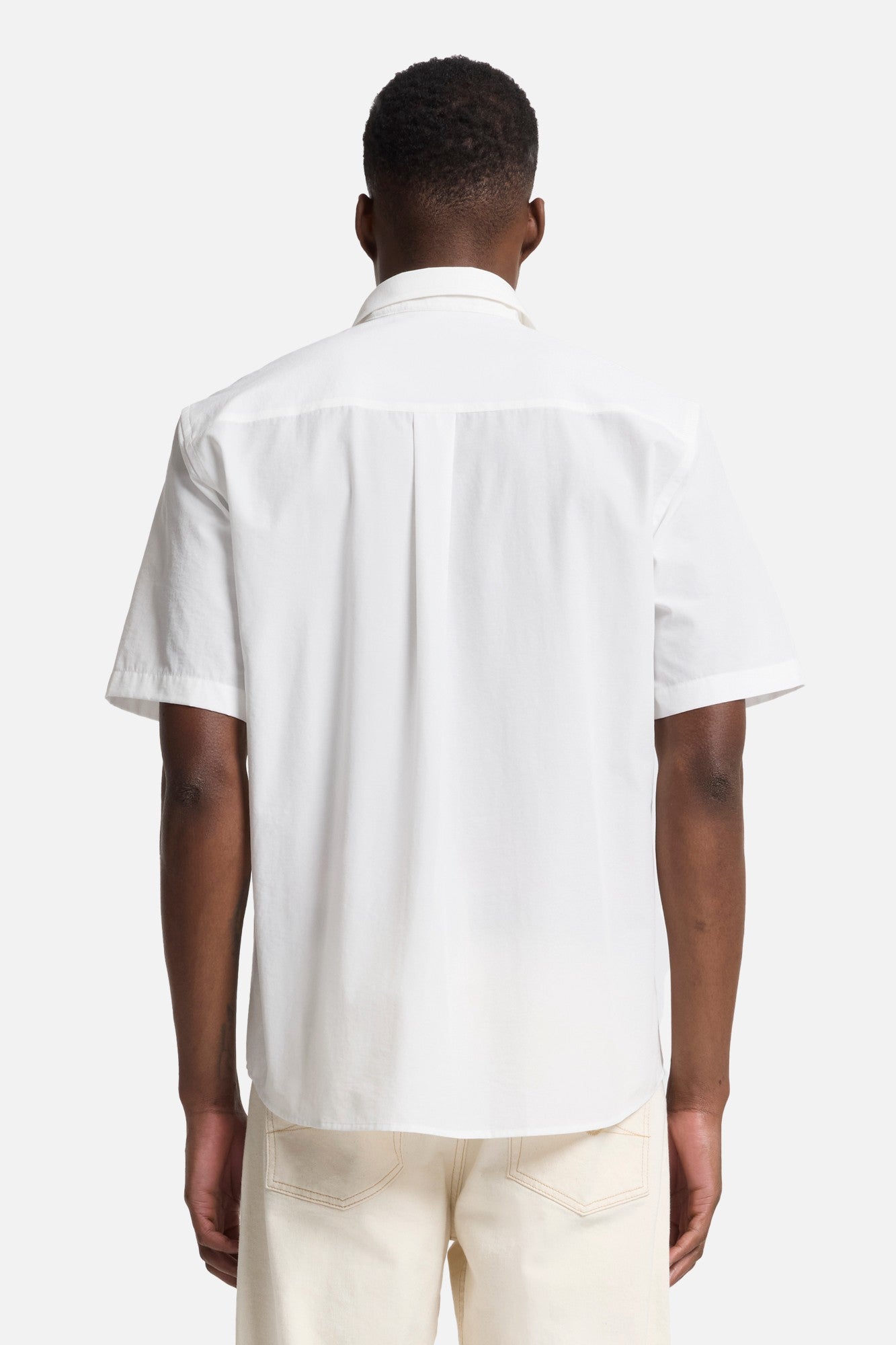 7-for-all-mankind-short-sleeve-poplin-hemd-white-baumwolle image 5