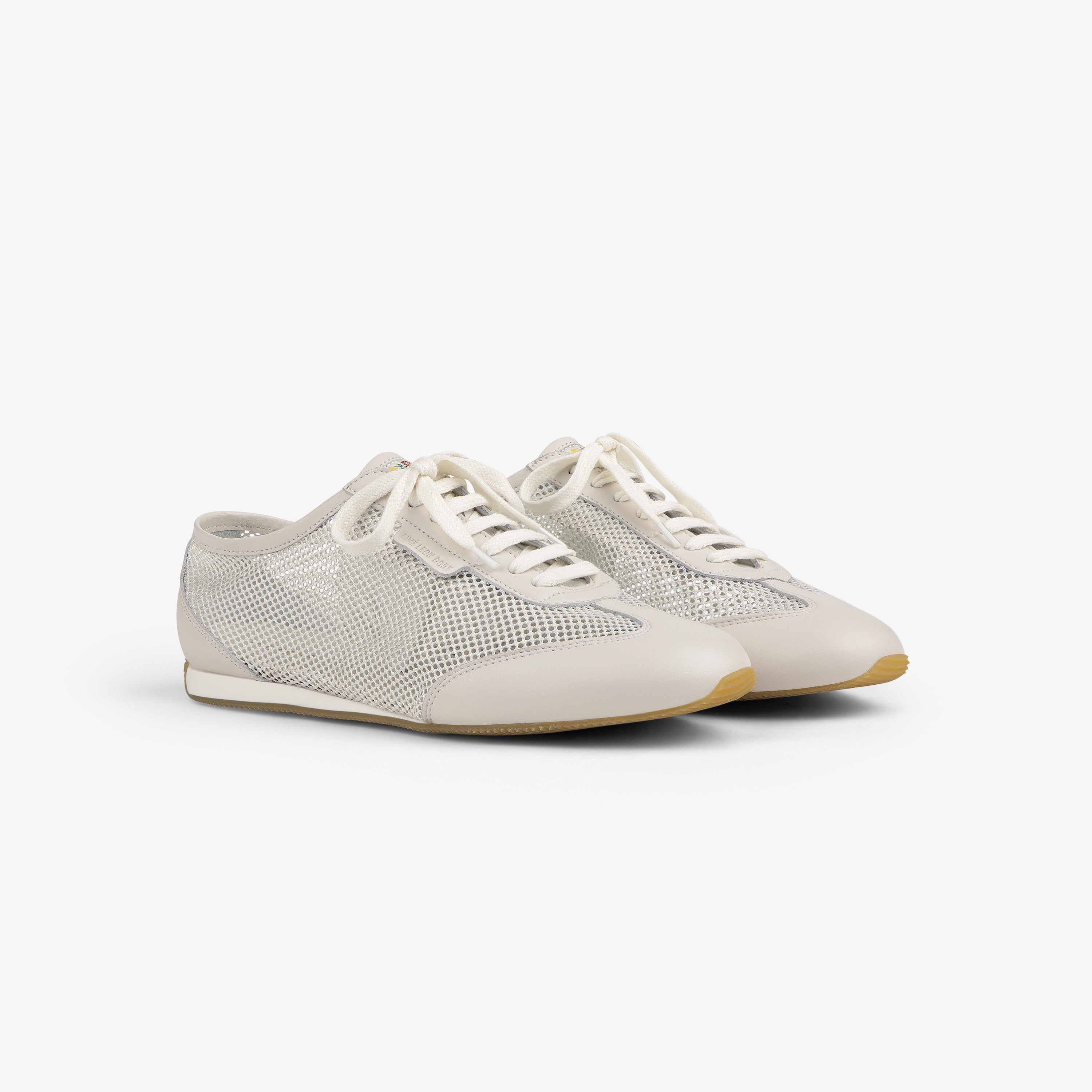 aim-leon-dore-low-profile-mesh-trainer-cream image 1