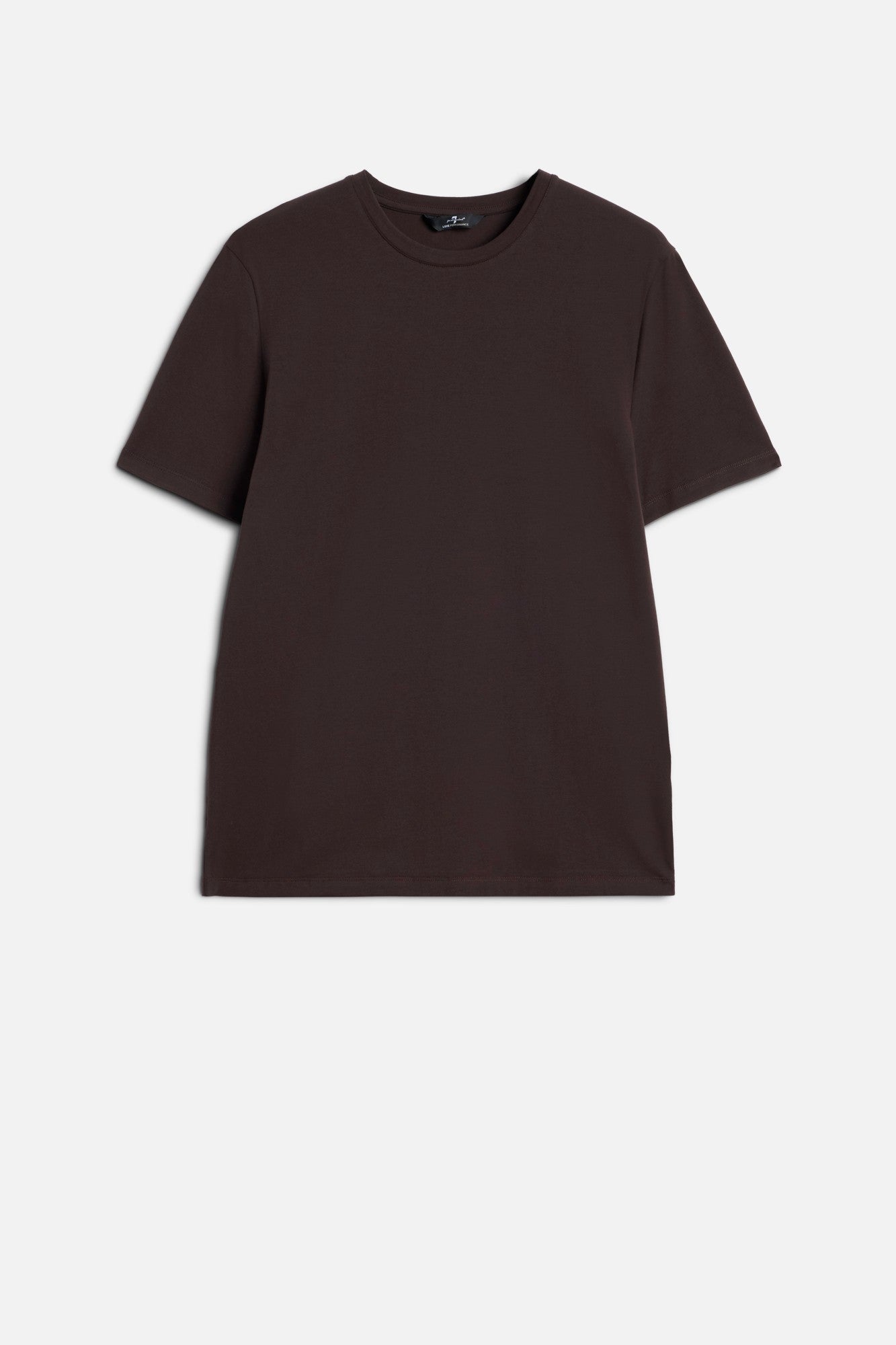 7-for-all-mankind-tee-luxe-performance-t-shirt-espresso-braun-herren image 1