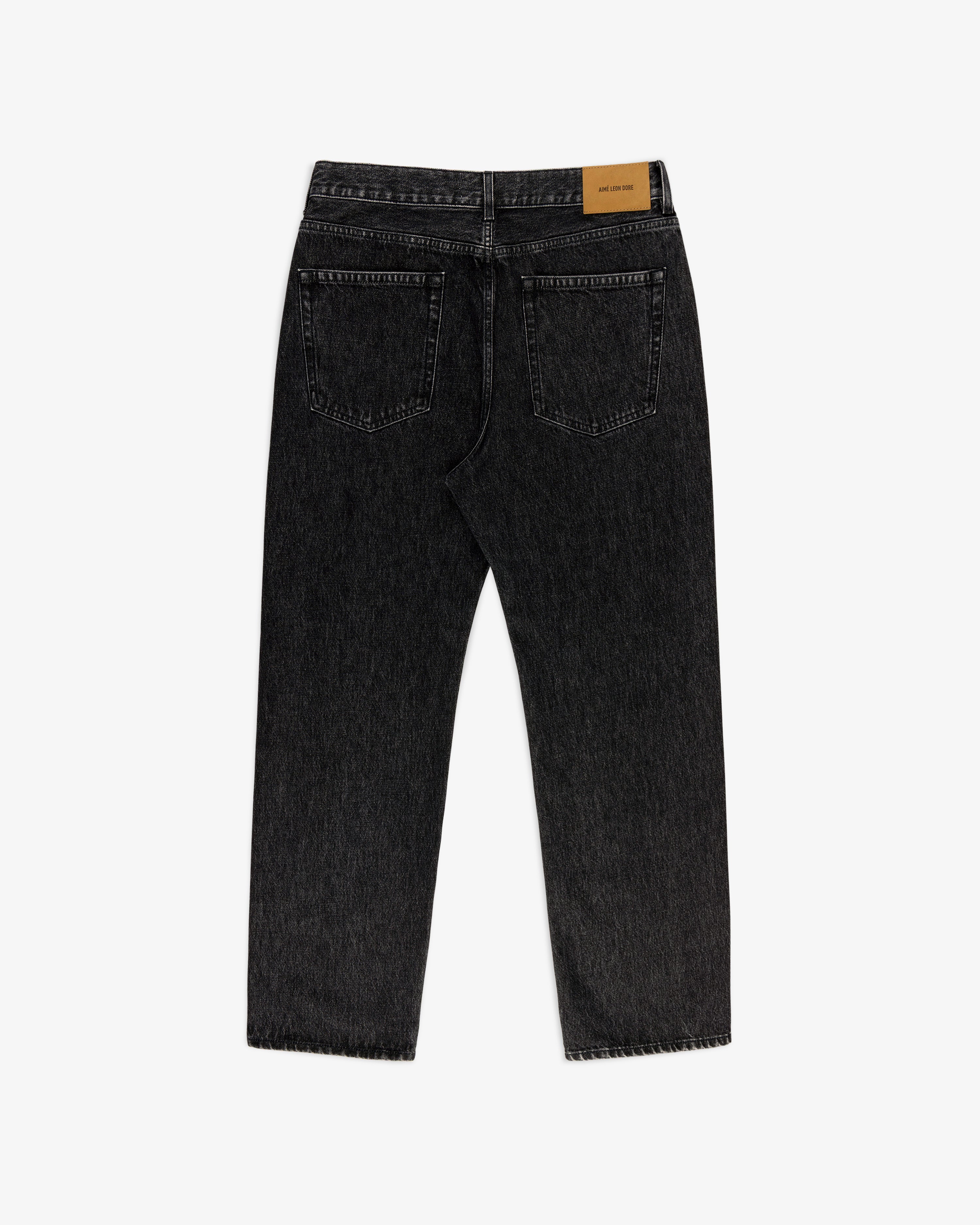 aim-leon-dore-ald-straight-fit-denim-schwarz-herren-jeans image 4