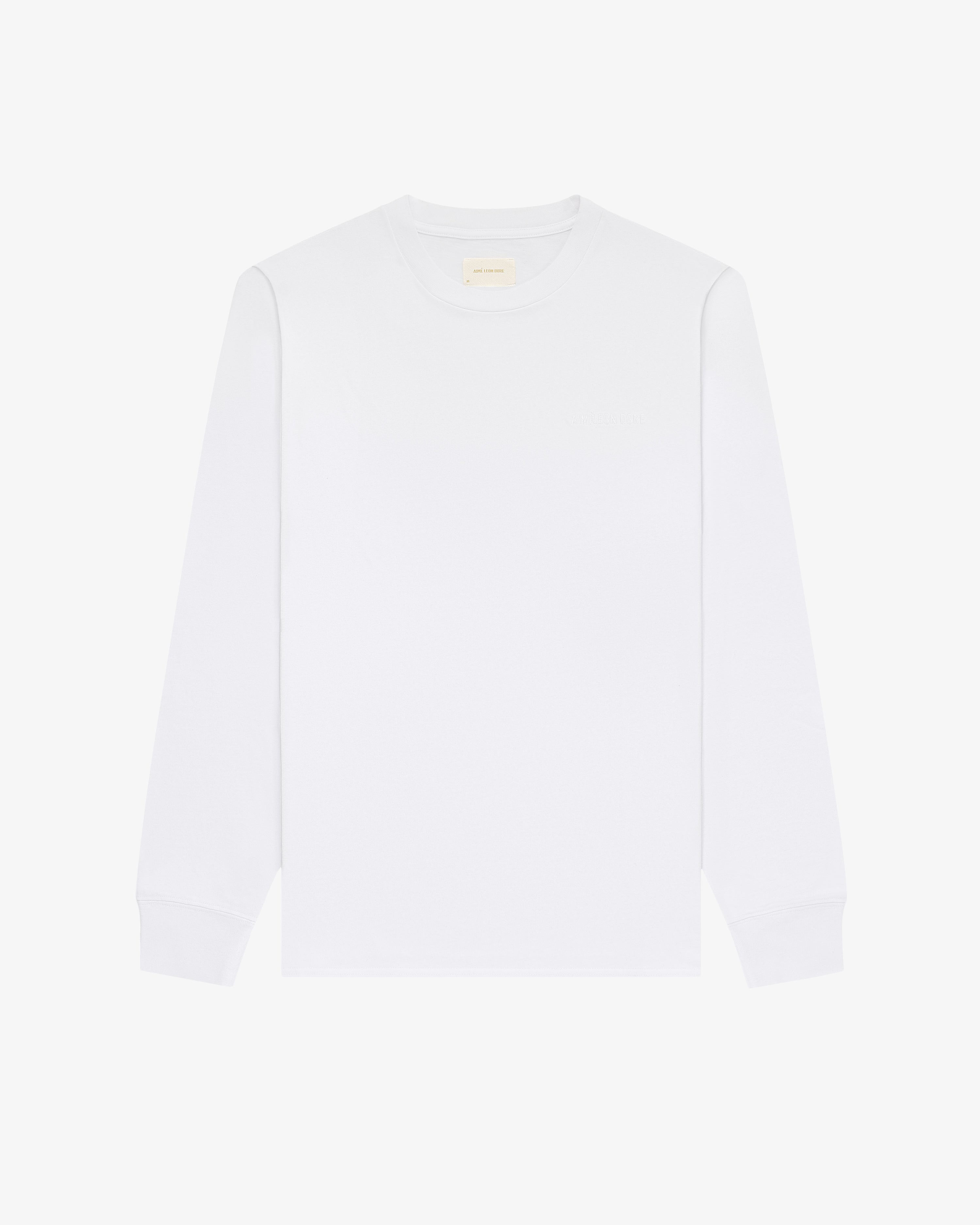 aim-leon-dore-long-sleeve-tonal-logo-tee-wei-baumwolljersey image 2