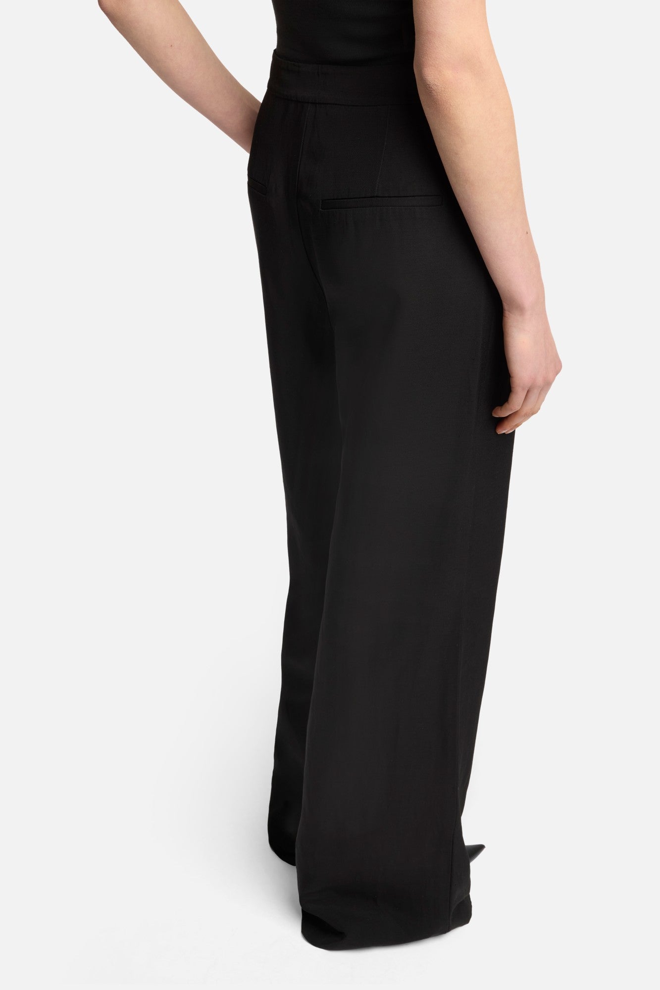 7-for-all-mankind-classic-linen-pant-black-damen image 4