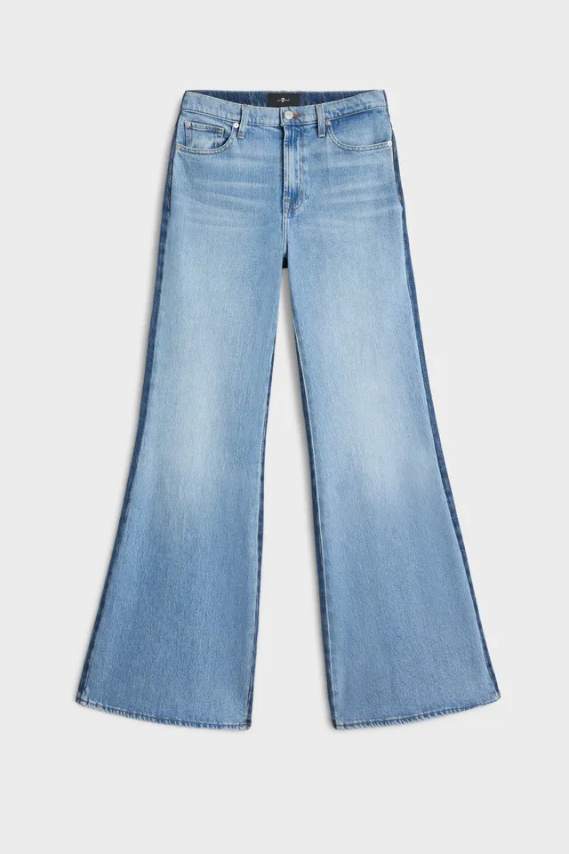 7-for-all-mankind-retro-flare-jeans-joker-light-wash-damen image 1