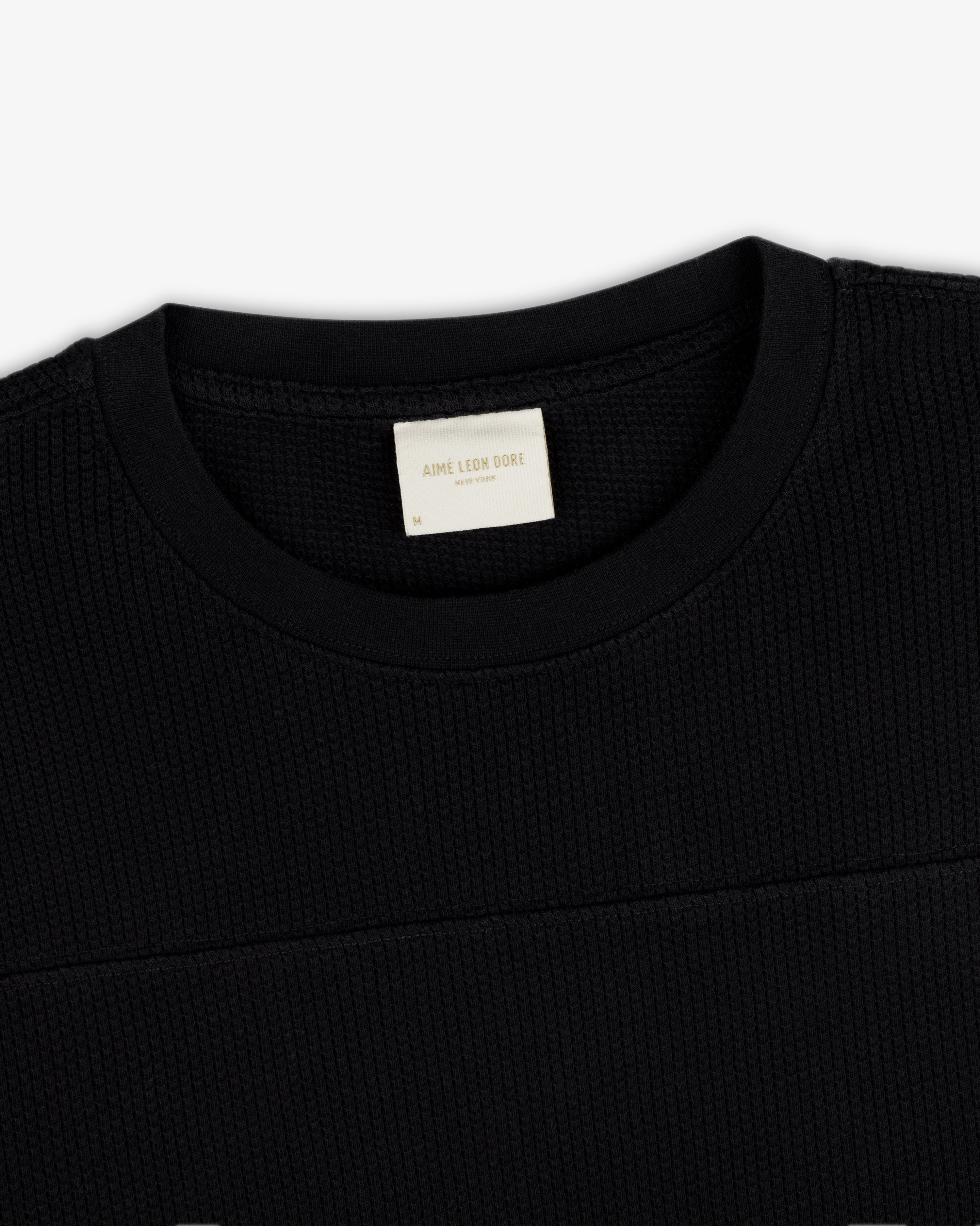 aim-leon-dore-long-sleeve-mesh-football-tee-schwarz image 3