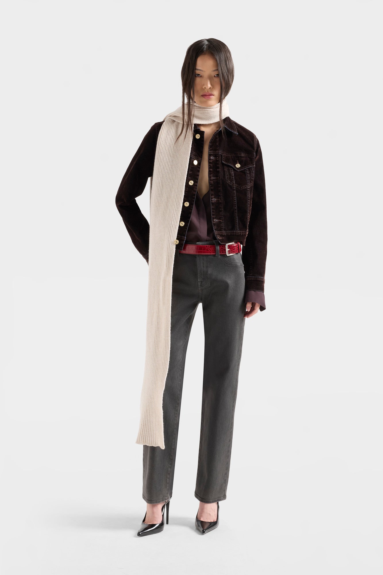 7-for-all-mankind-adi-trucker-jacket-flock-denim-brown image 2