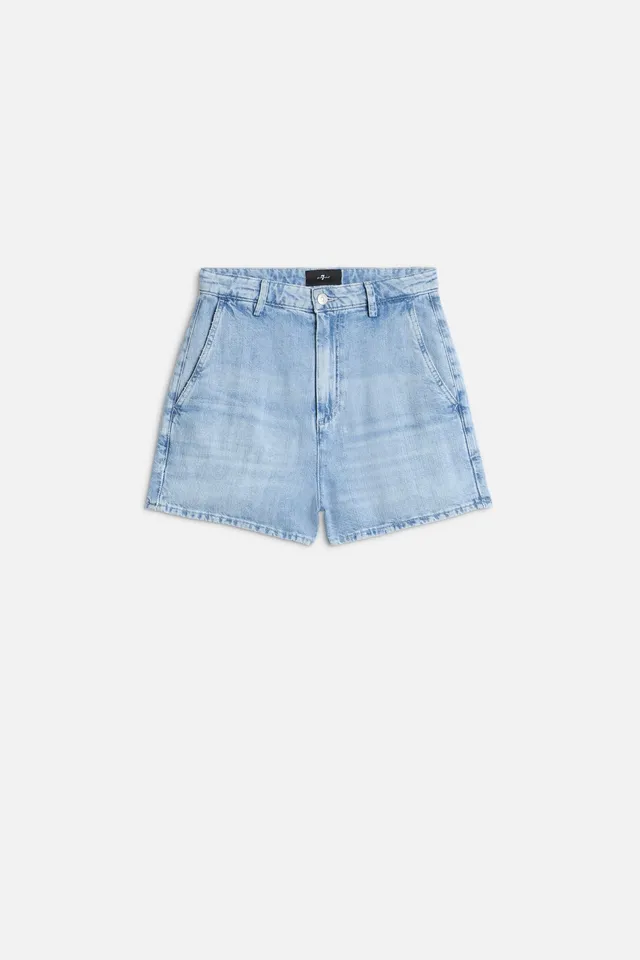 7-for-all-mankind-trouser-short-indigo-linen-iris-damen-shorts image 1