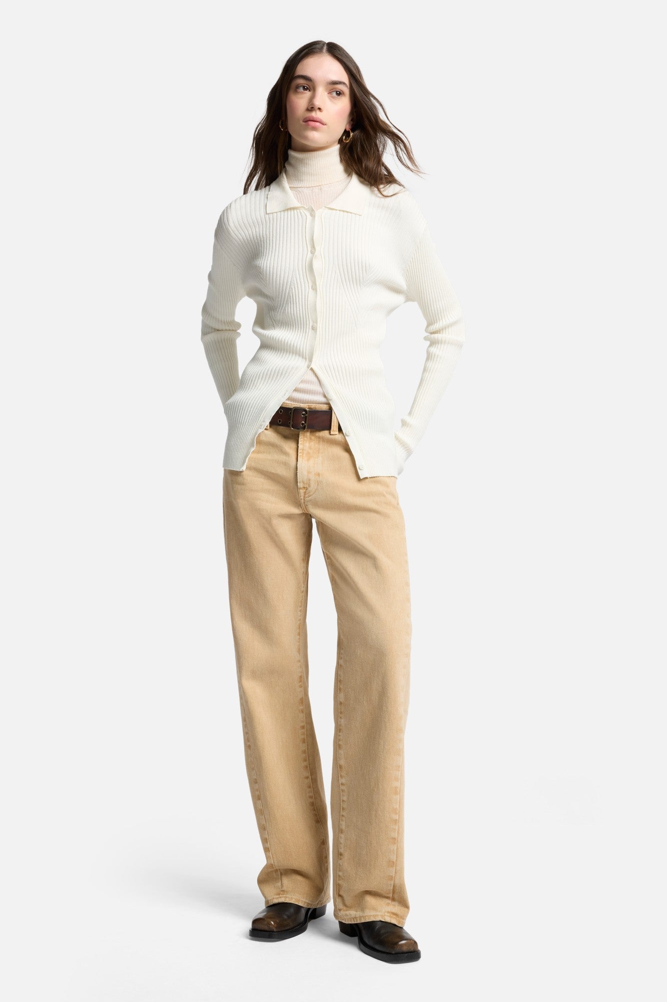 7-for-all-mankind-mankind-twisted-tess-trouser-damen-sand-dune image 7