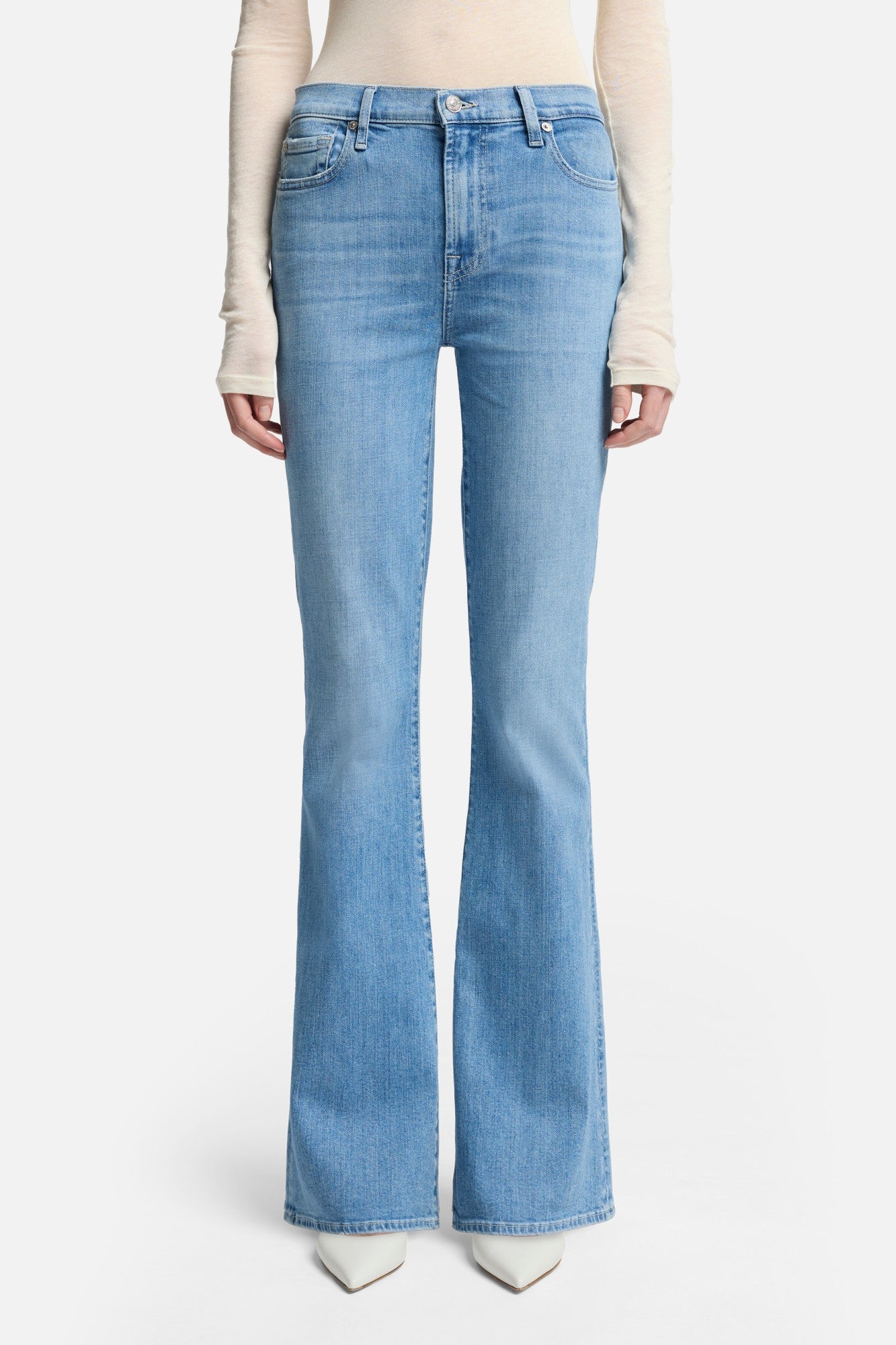 7-for-all-mankind-high-waist-ali-flare-jeans-bloom-damen image 3