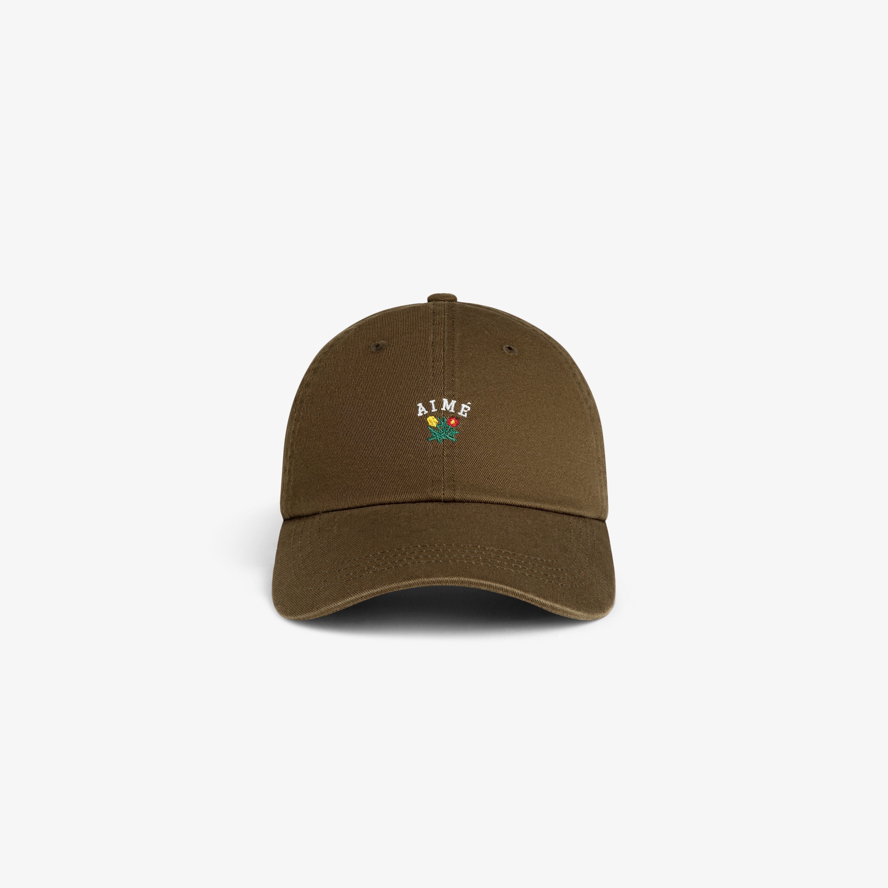 aim-leon-dore-crest-logo-hat-olive image 1