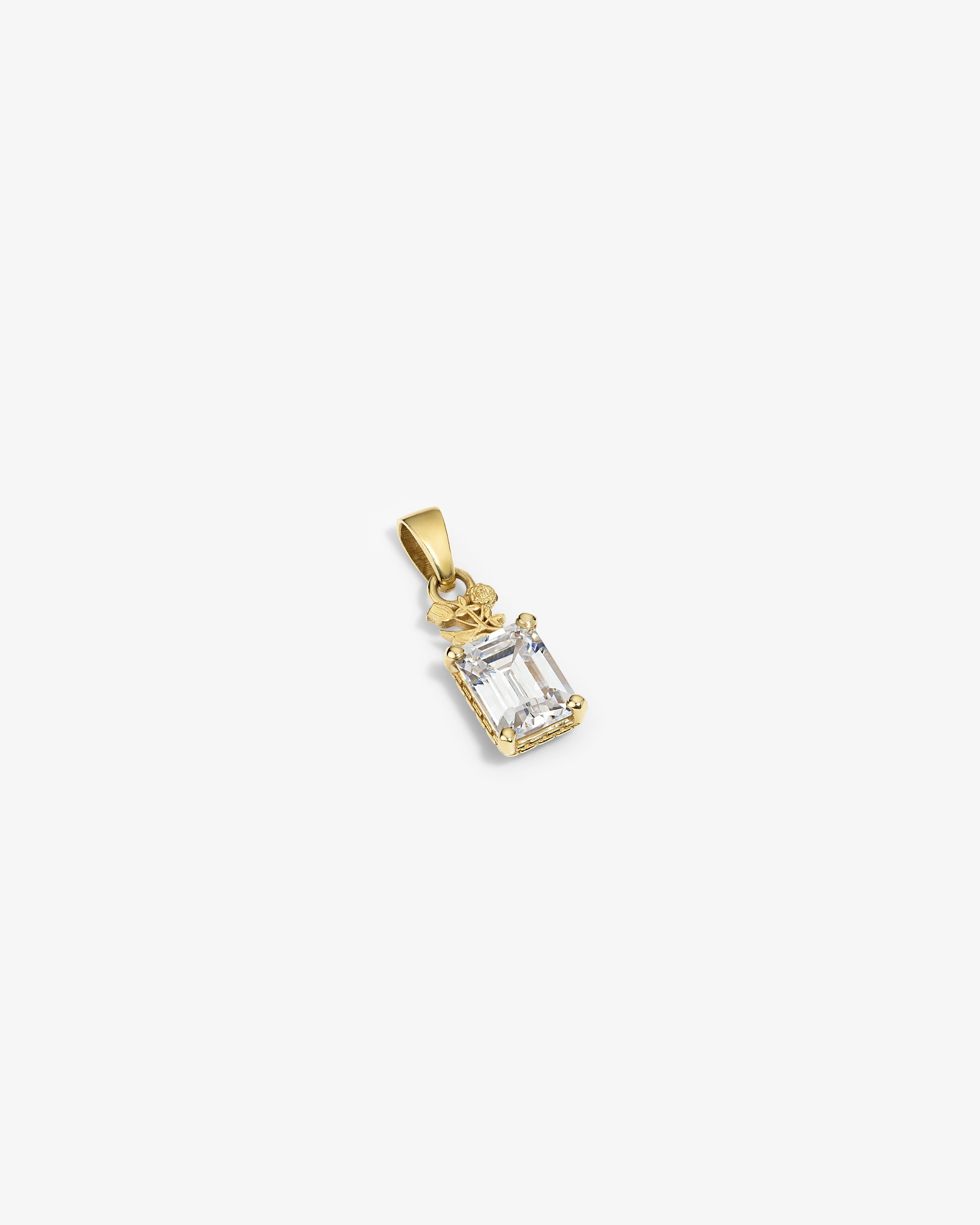 aim-leon-dore-14kt-gold-crest-gemstone-anh-nger-diamant image 2