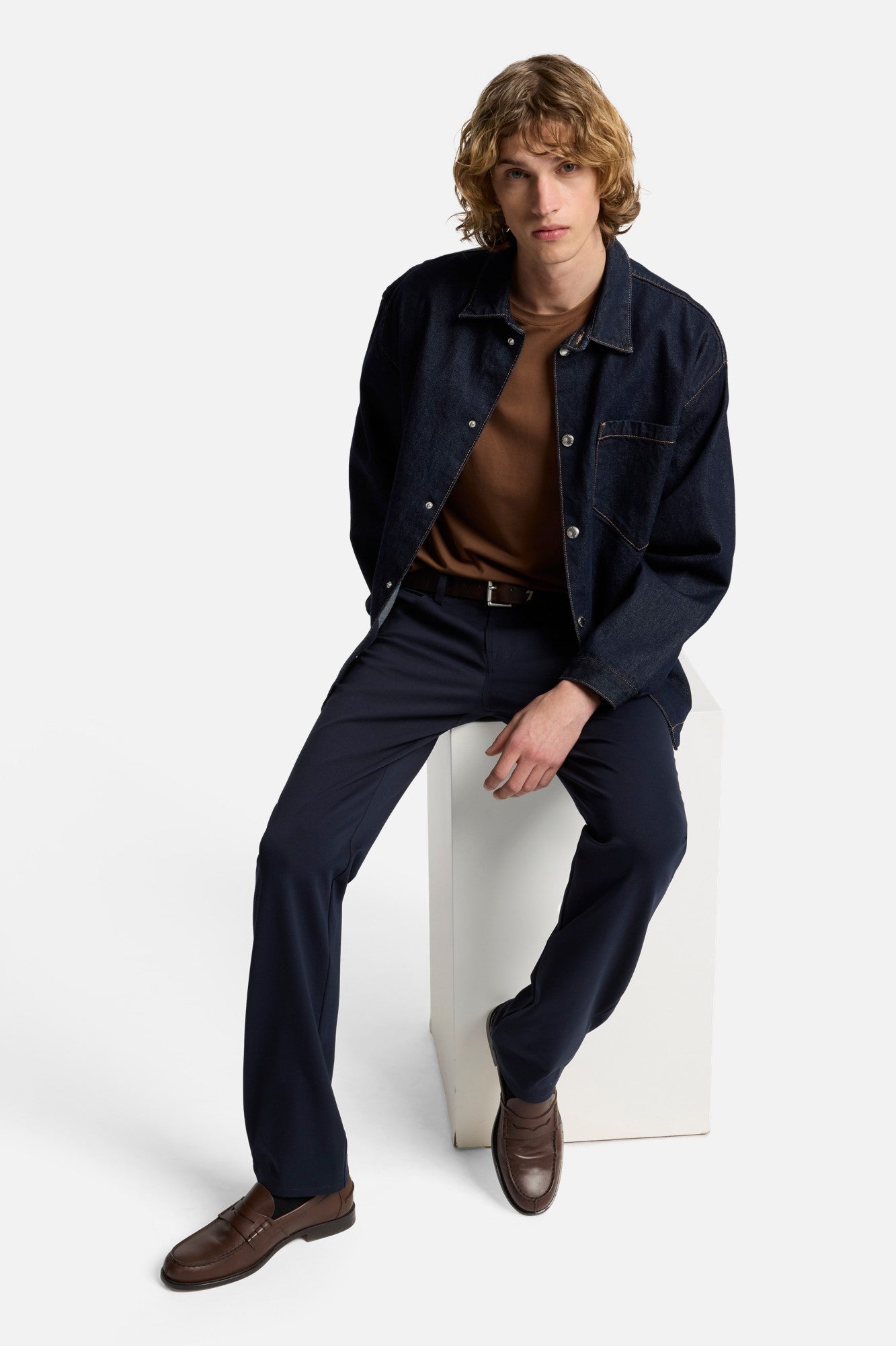 7-for-all-mankind-luxe-performance-knit-the-straight-hose-navy-herren image 7