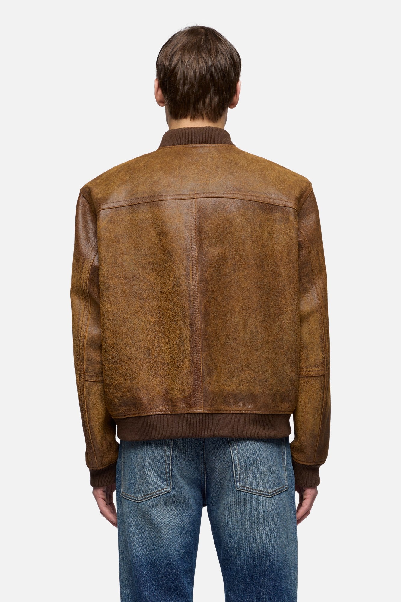 7-for-all-mankind-bomberjacke-leder-pecan-herren image 5