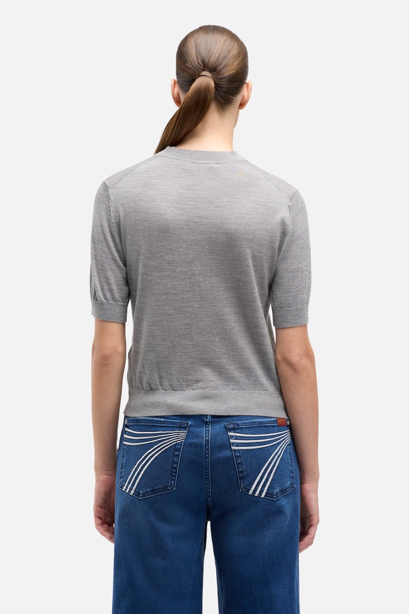 7-for-all-mankind-wool-short-sleeve-sweater-slate-damen image 5