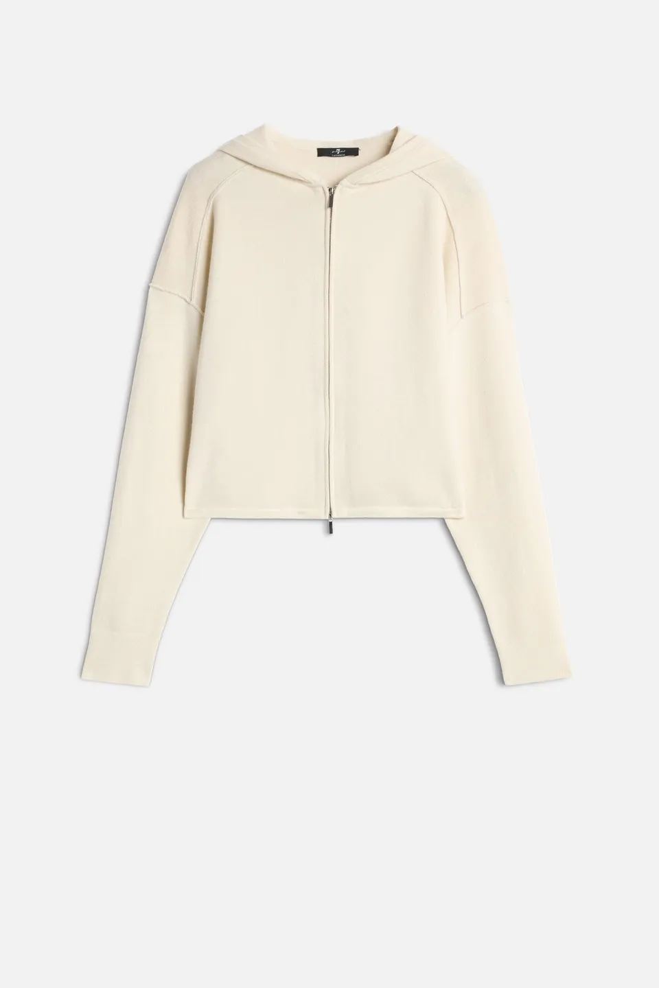 7-for-all-mankind-cashmere-zipper-hoodie-ice-white-damen image 1