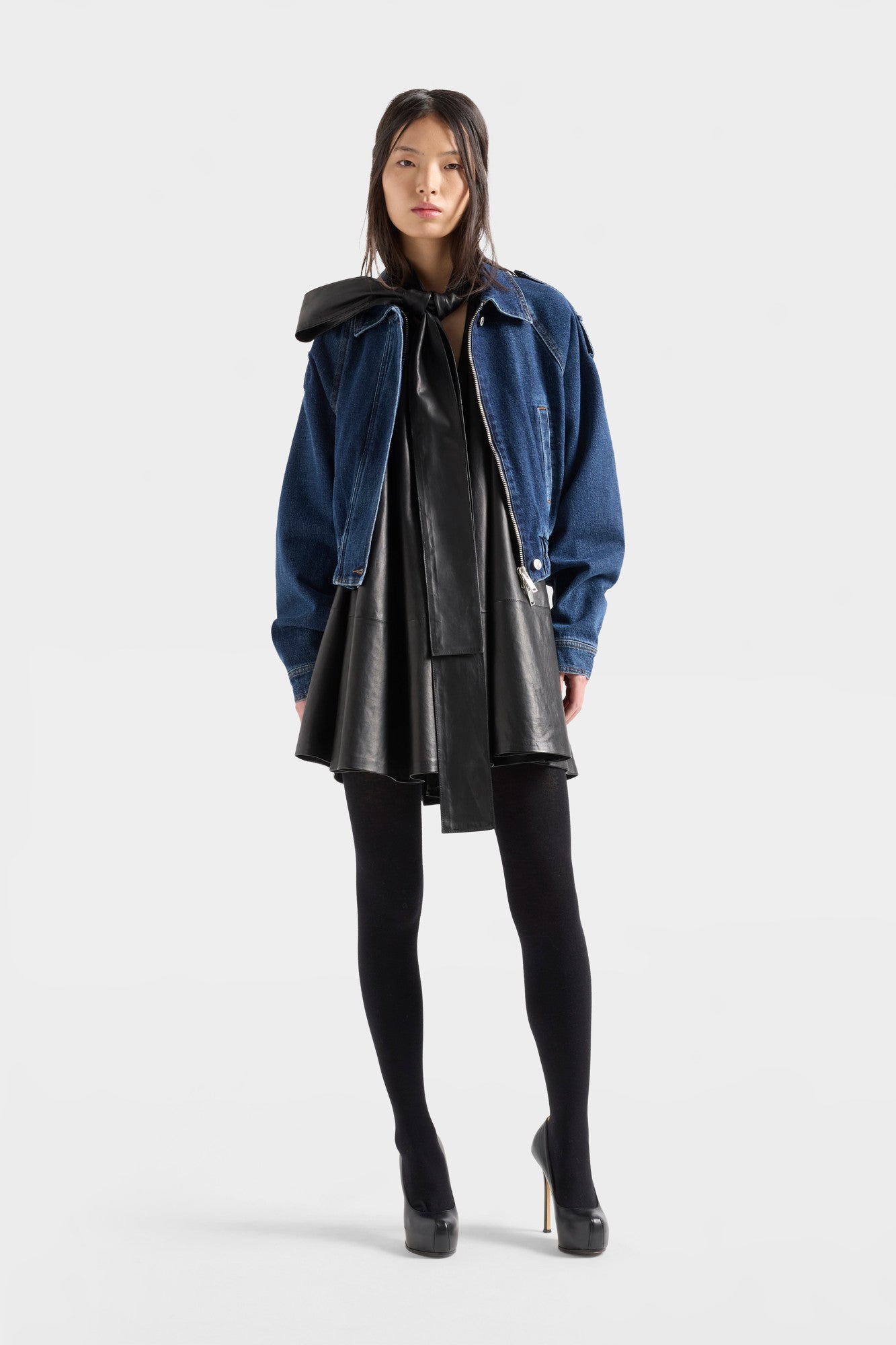7-for-all-mankind-aviator-jacket-denim-radar-damen-denim-bomberjacke image 2