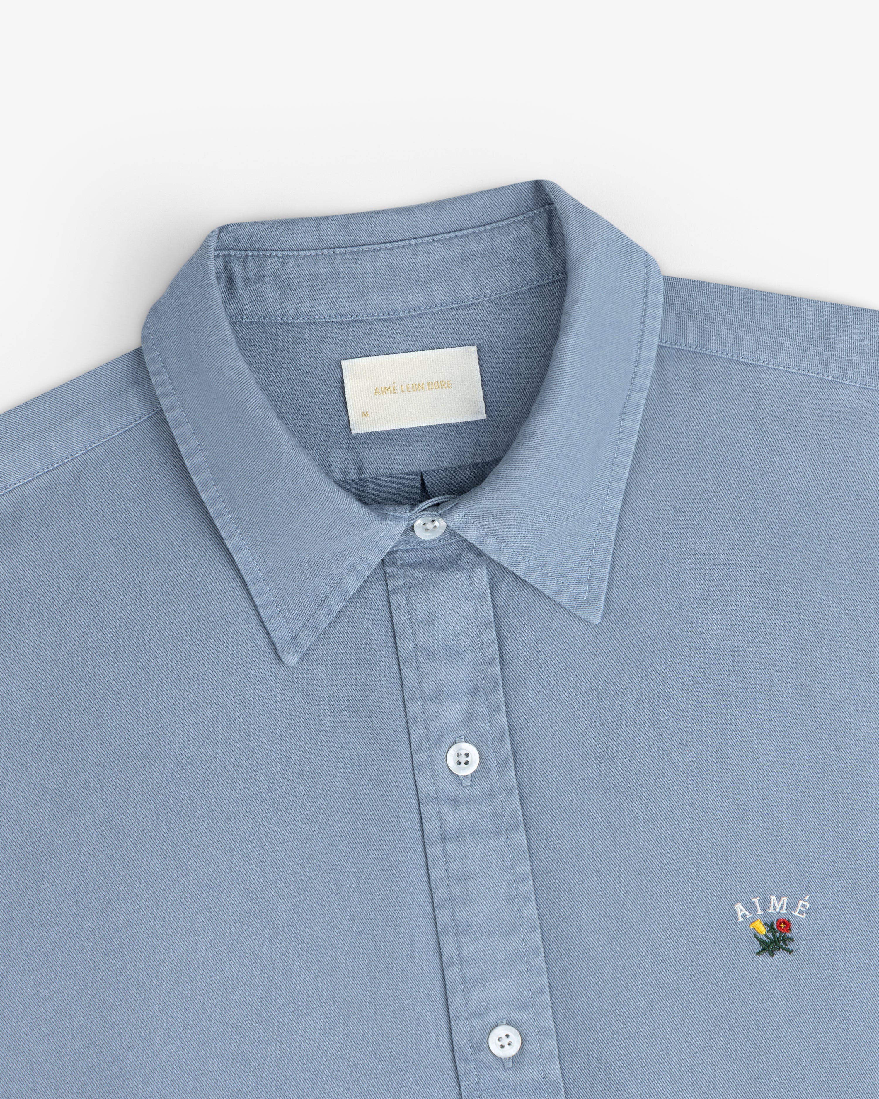 aim-leon-dore-garment-dyed-leon-overshirt-blau image 3
