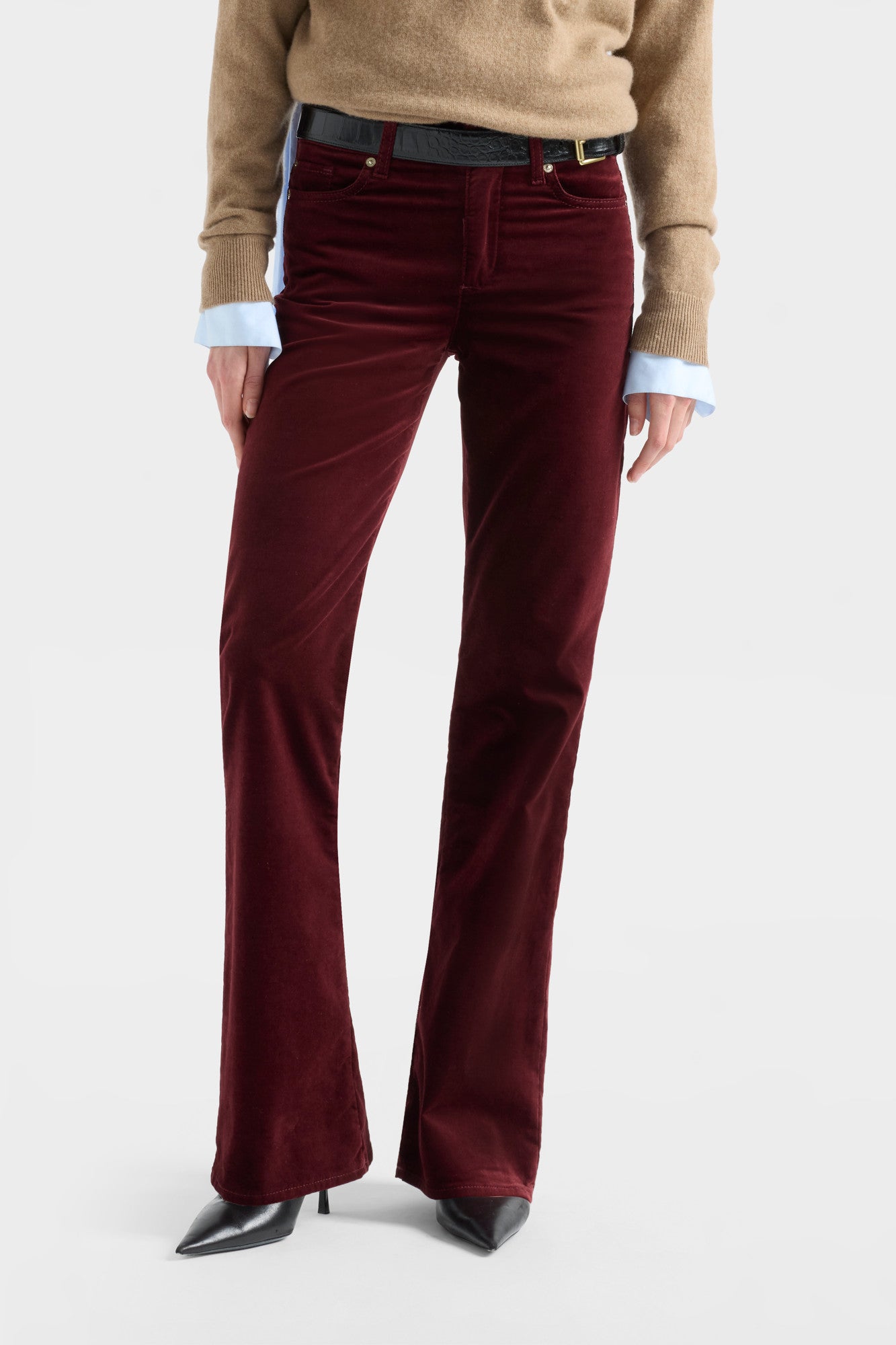 7-for-all-mankind-leggy-bootcut-samthose-velvet-burgundy image 3