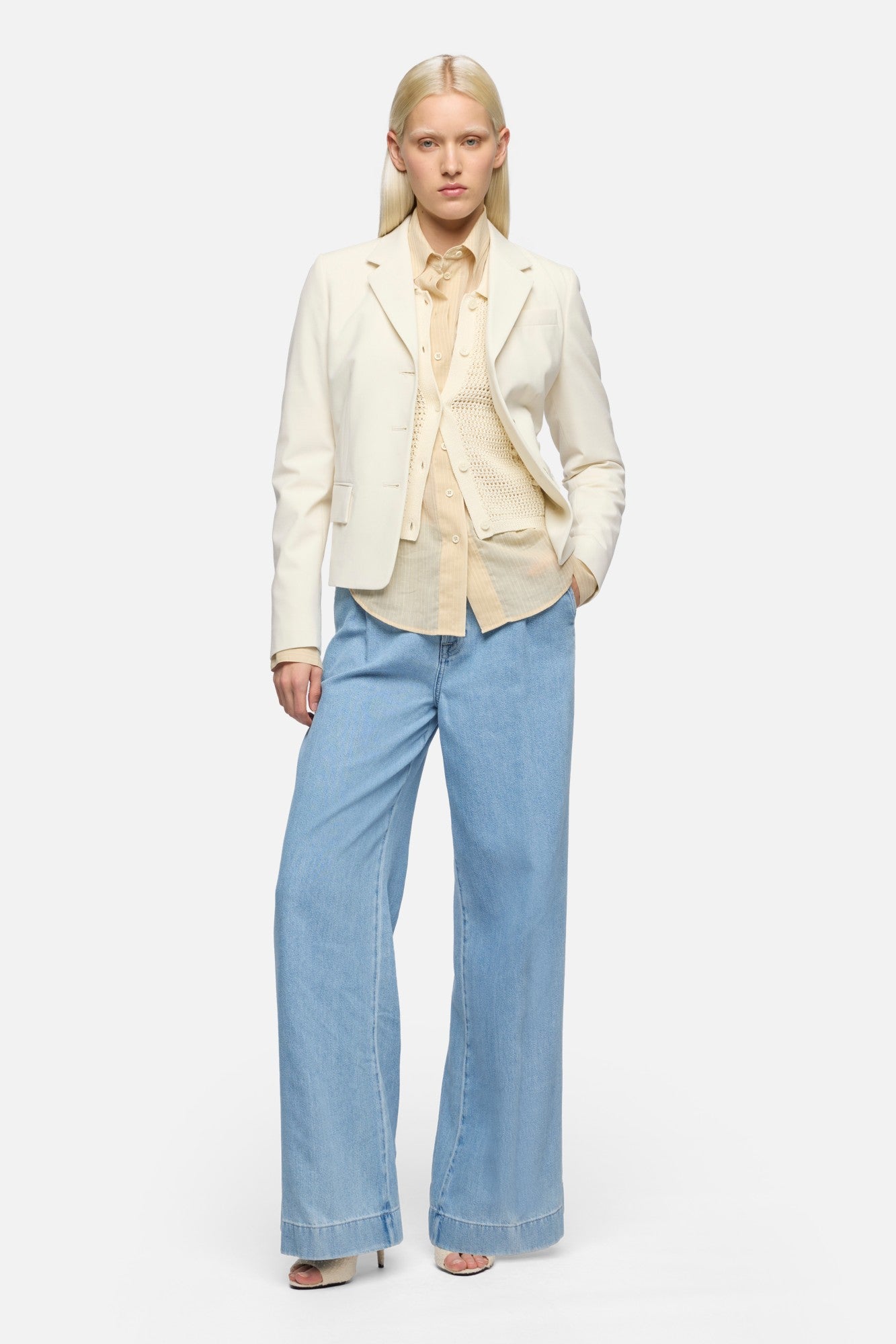 7-for-all-mankind-fitted-blazer-wollmix-wei-damen image 2