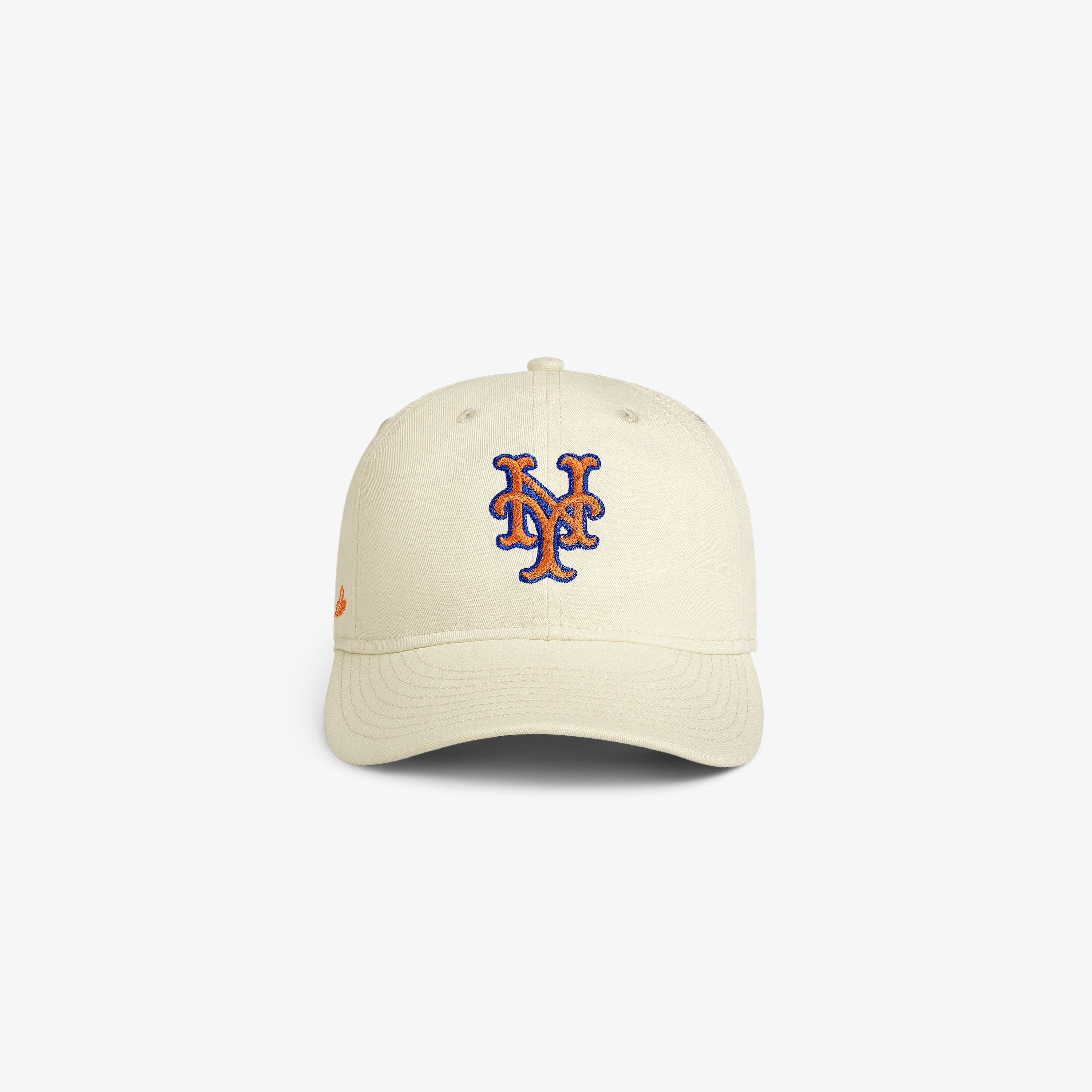 aim-leon-dore-ald-new-era-mets-retro-fit-cap-cream image 1