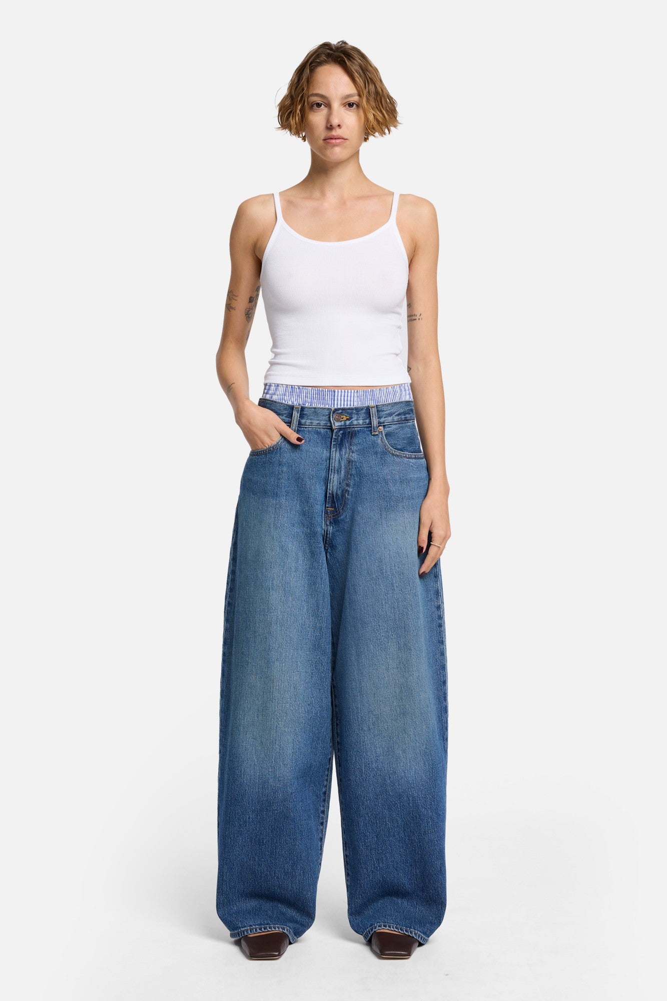 7-for-all-mankind-the-baggy-damen-jeans-jasper-wide-leg-rigid image 2