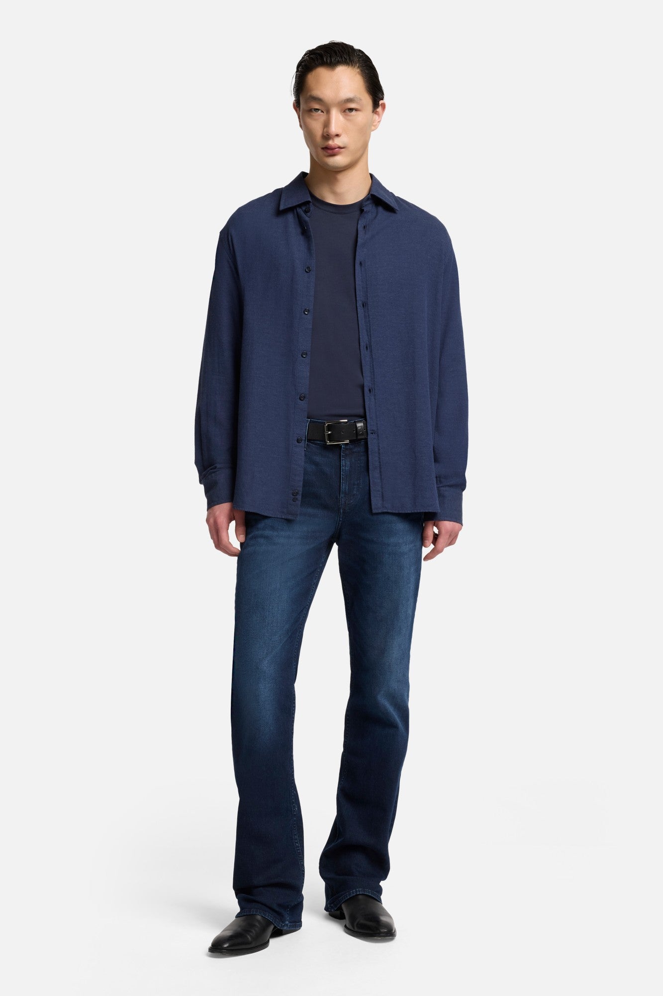 7-for-all-mankind-cotton-cashmere-hemd-button-up-in-navy image 2