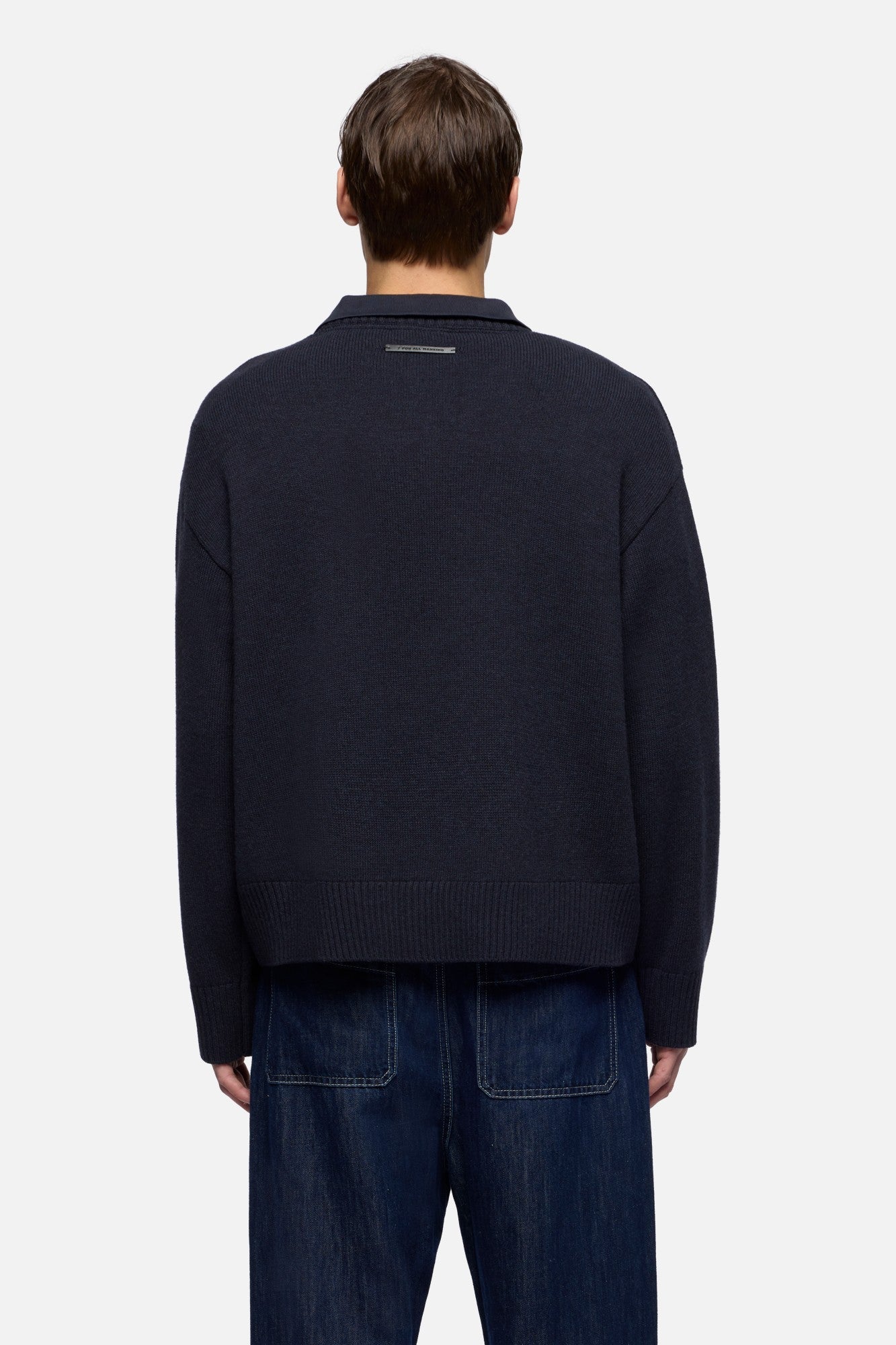 7-for-all-mankind-double-layer-v-neck-pullover-wool-blend-midnight-herren image 5