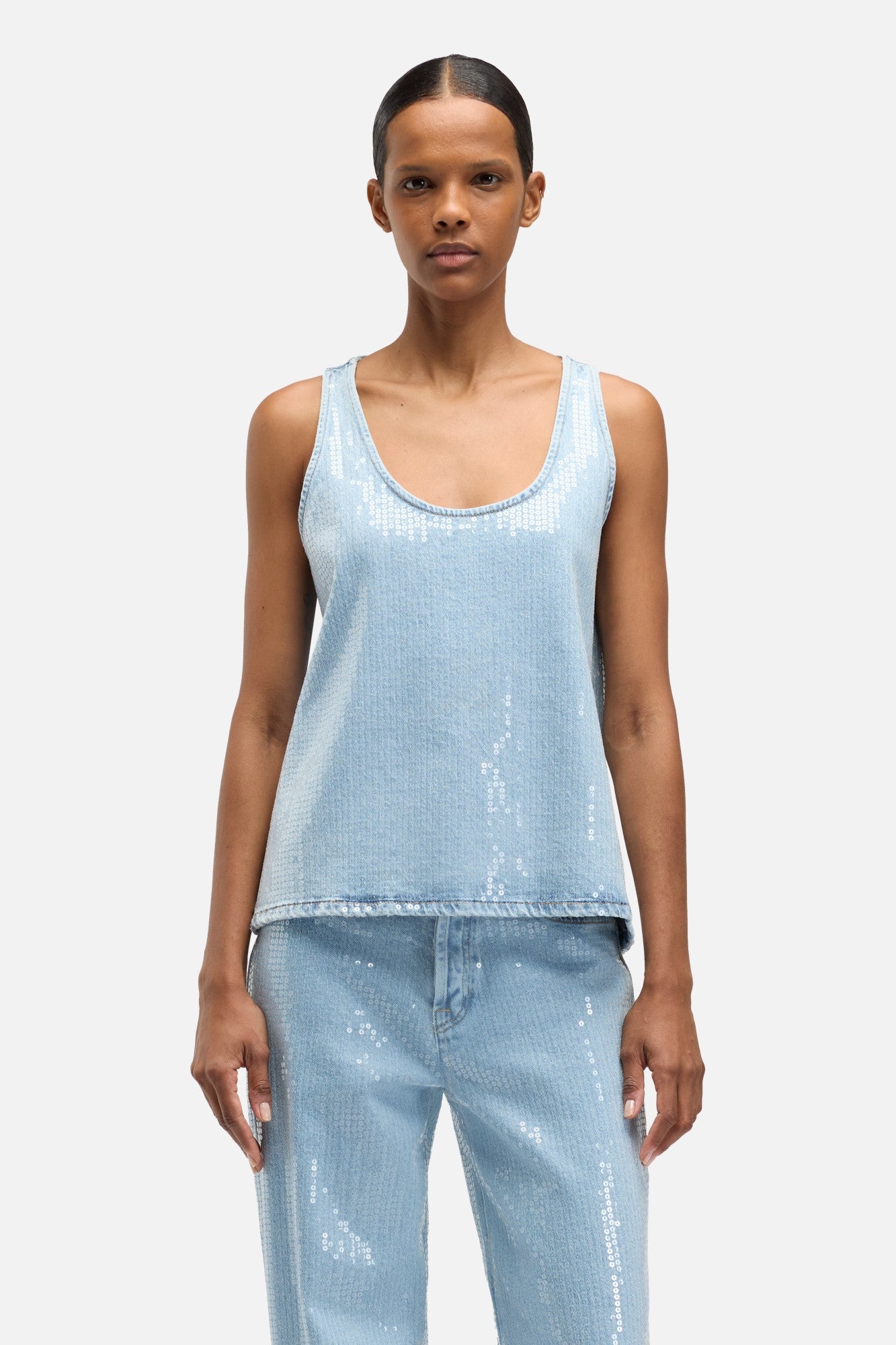 7-for-all-mankind-mankind-long-tank-damen-top-shimmer-pailletten image 3