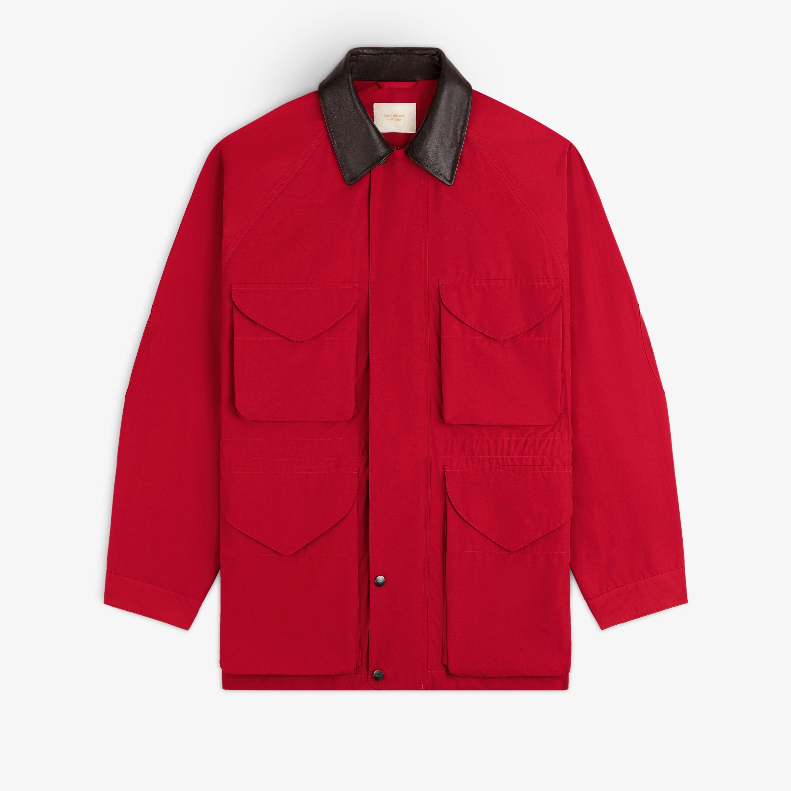 aim-leon-dore-lightweight-barn-jacket-rot-cotton-nylon image 1