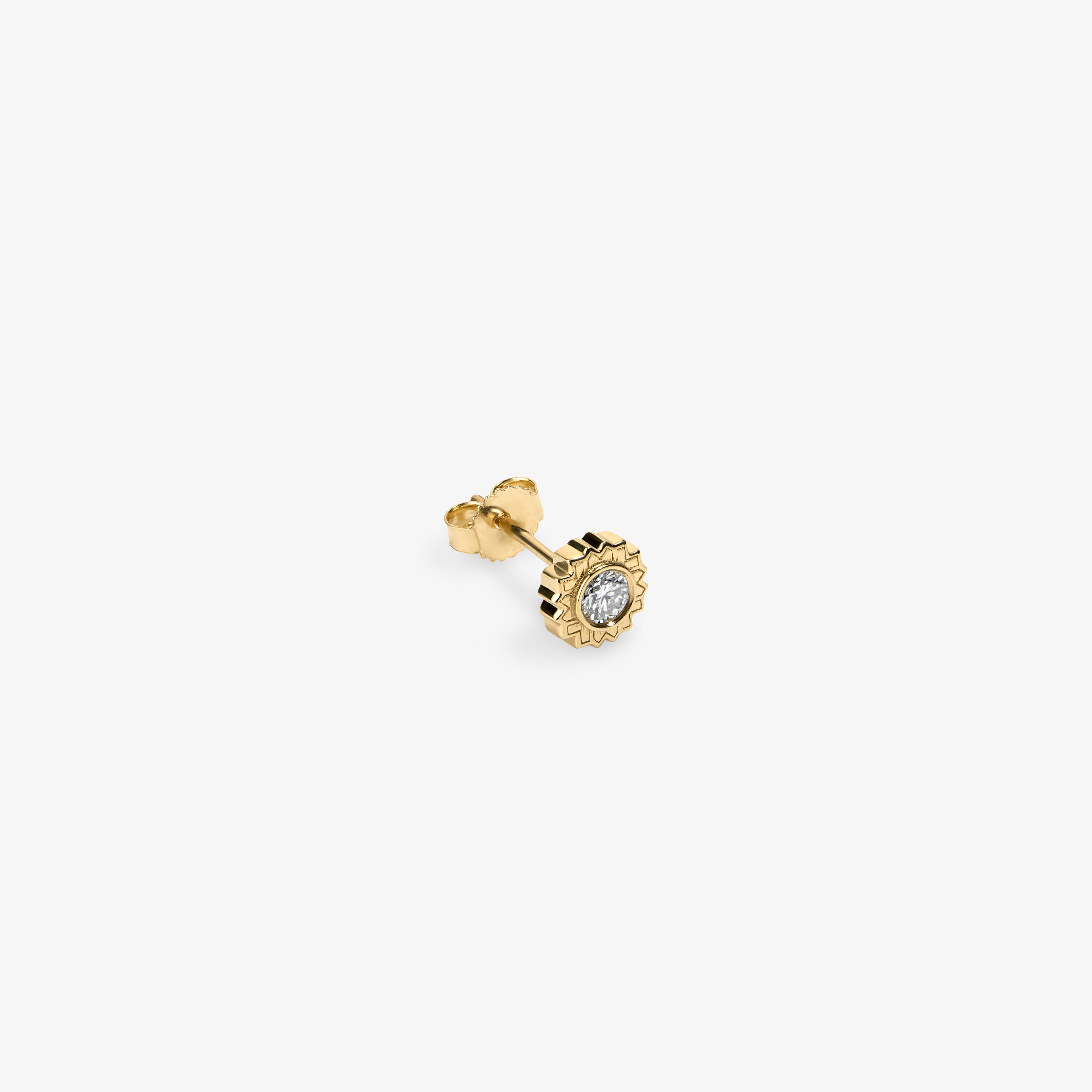 aim-leon-dore-h-lios-diamond-earring-gold image 1