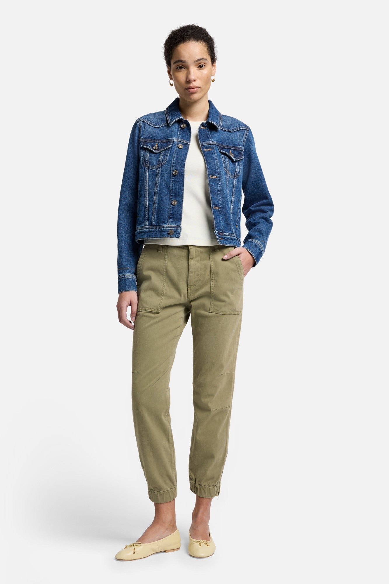7-for-all-mankind-darted-boyfriend-jogger-sateen-army-hose image 1