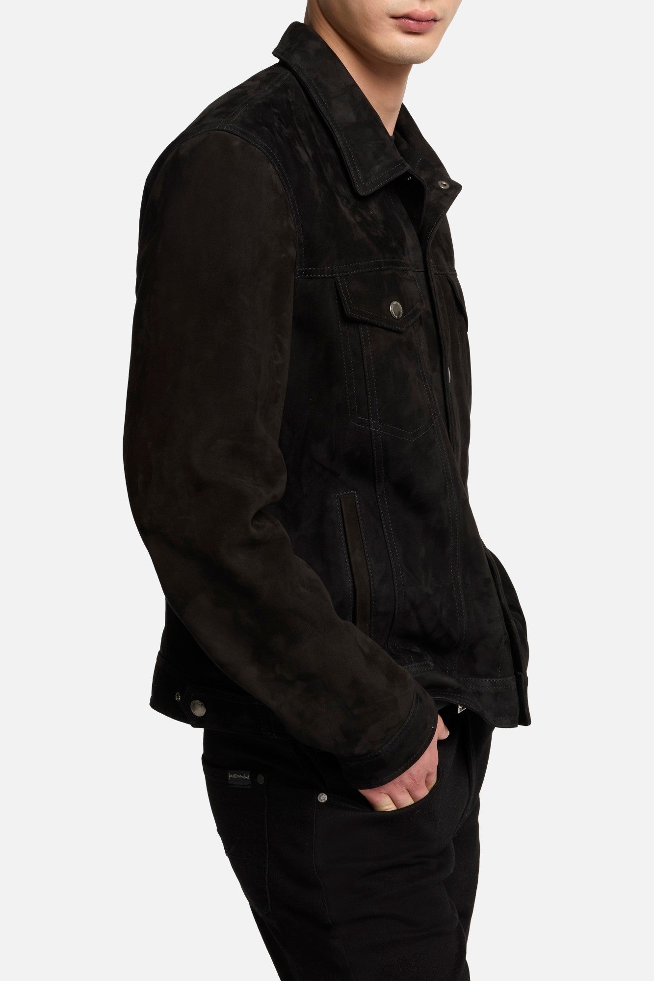 7-for-all-mankind-suede-trucker-jacke-black-herren image 4