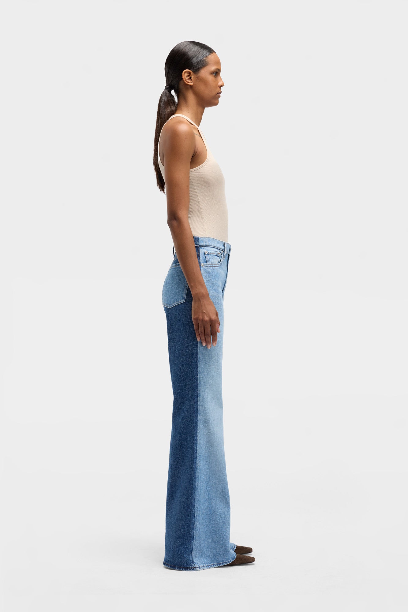 7-for-all-mankind-retro-flare-jeans-joker-light-wash-damen image 6