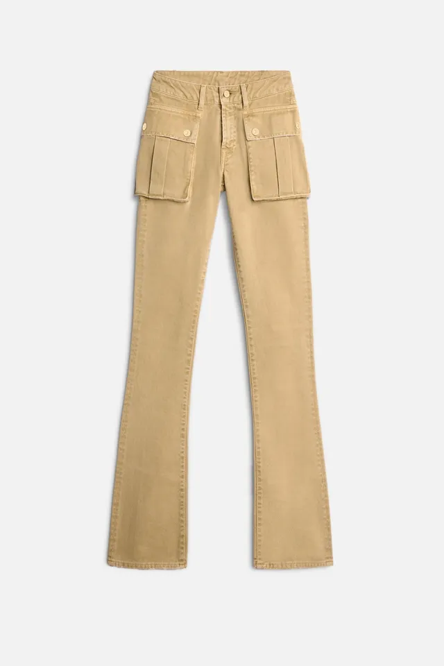7-for-all-mankind-cargo-low-skinny-boot-hose-canvas-mocha image 1