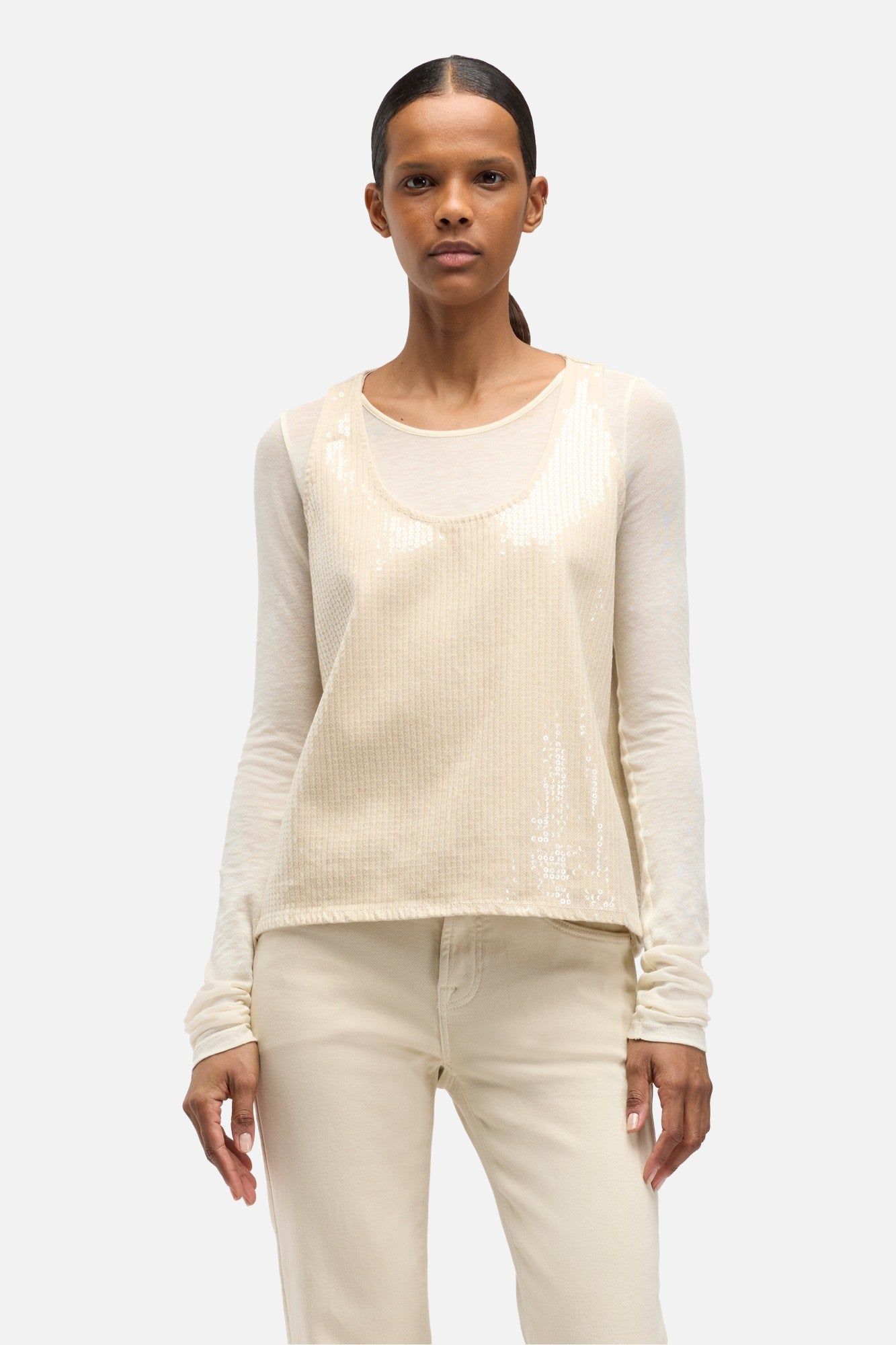 7-for-all-mankind-mankind-long-tank-radiance-pailletten-top-damen image 3