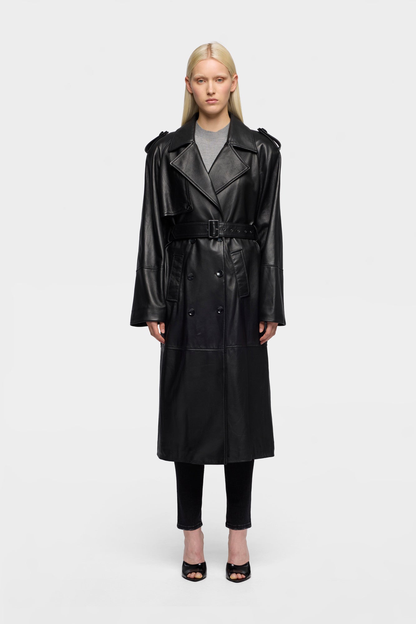 7-for-all-mankind-leather-trench-coat-black-damen-ledermantel image 3