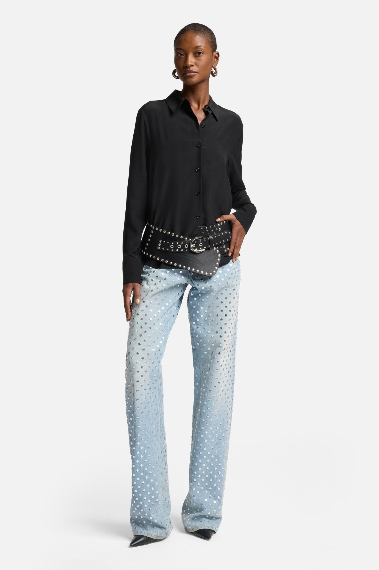 7-for-all-mankind-long-sleeve-silk-blouse-seidenbluse-black image 2