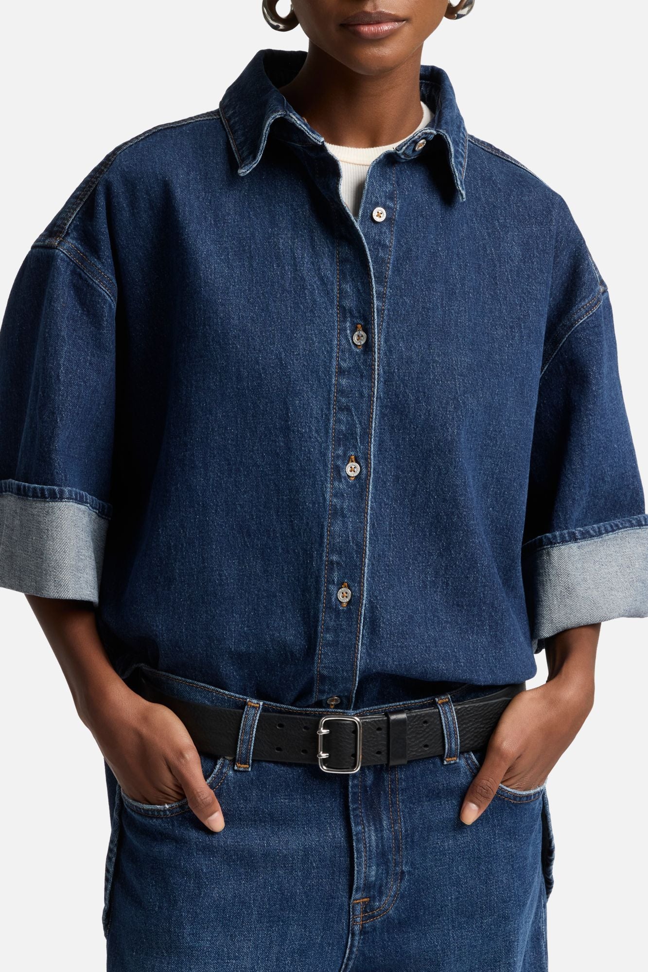 7-for-all-mankind-mankind-nina-cuffed-overshirt-in-radar image 4