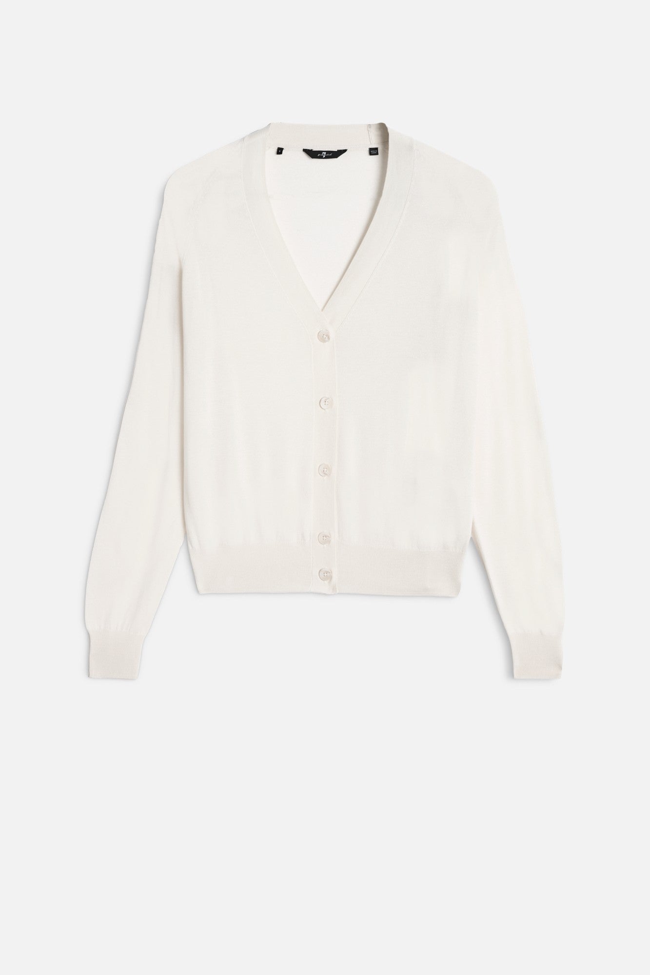 7-for-all-mankind-silk-blend-v-neck-cardigan-strickjacke-in-ivory image 1