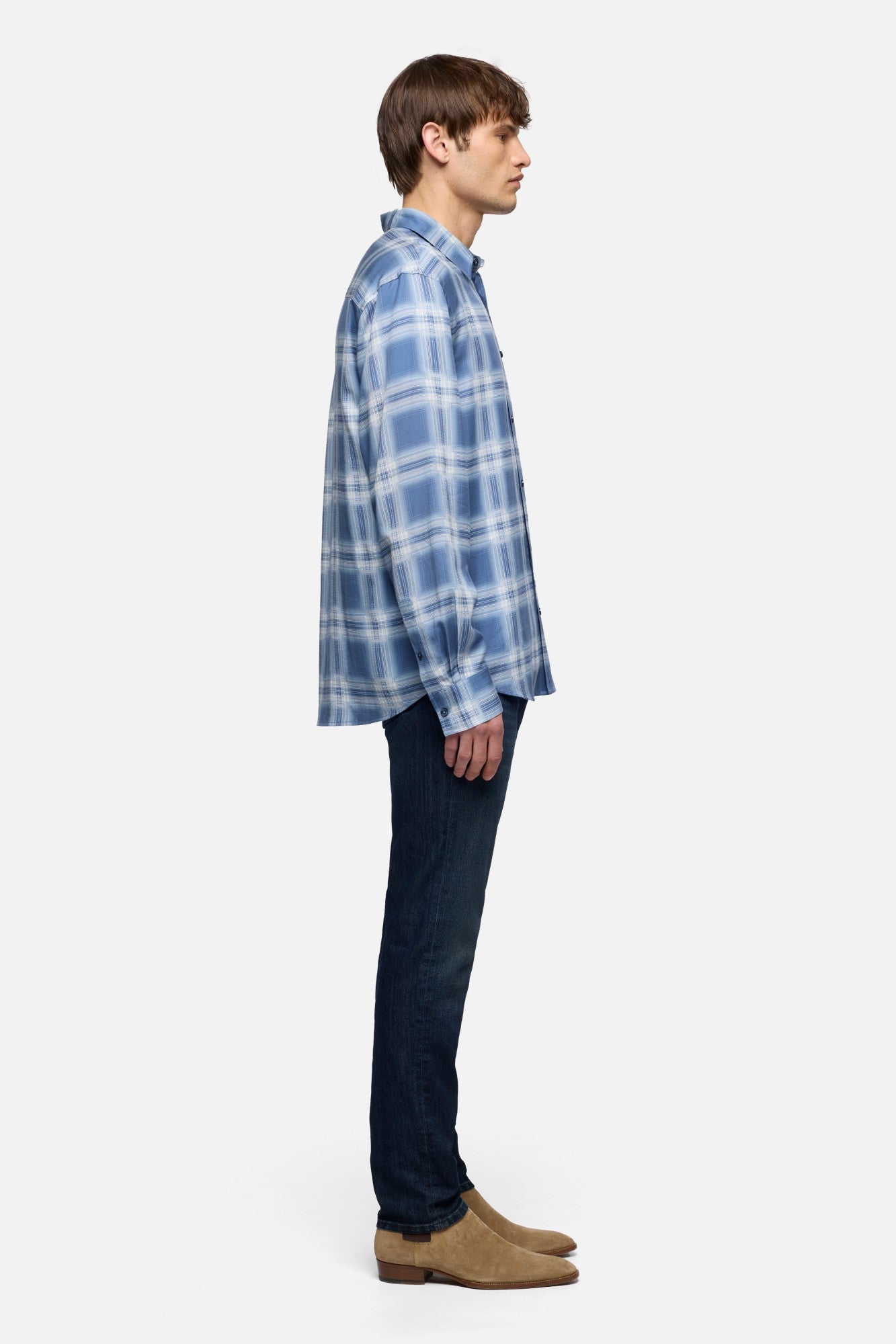 7-for-all-mankind-classic-button-up-shirt-herren-fluid-blue-check image 6
