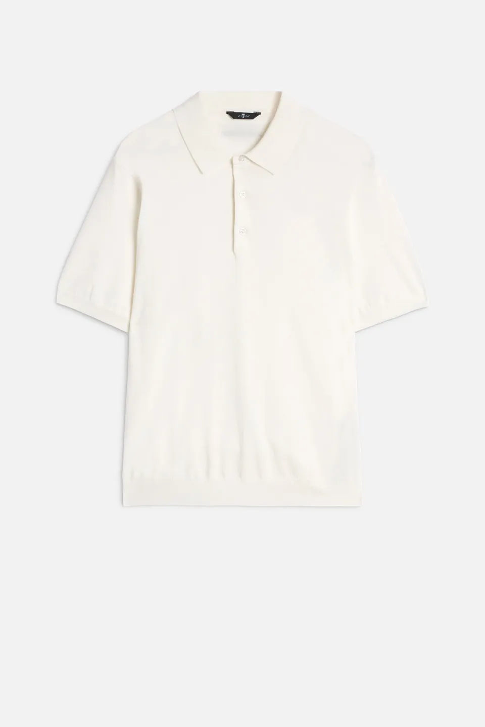 7-for-all-mankind-short-sleeve-polo-sweater-off-white-herren image 1