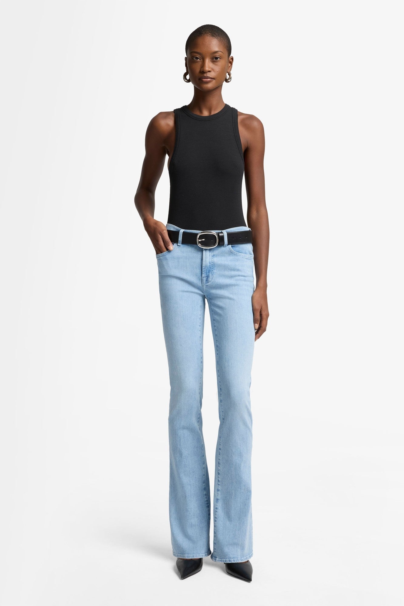 7-for-all-mankind-bootcut-jeans-slim-illusion-olina-damen image 2