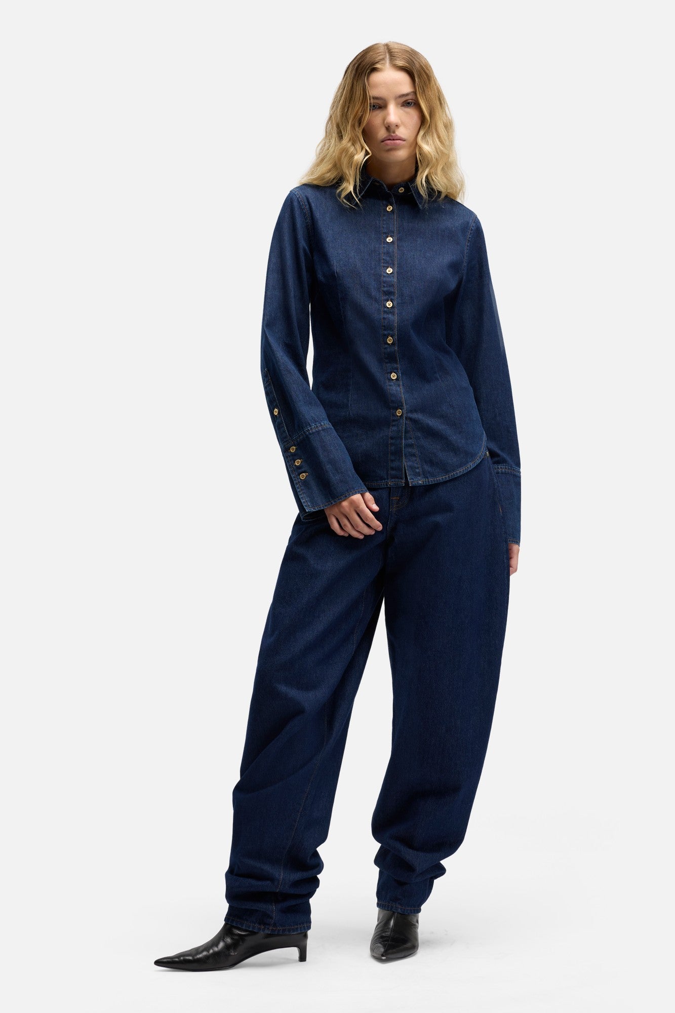 7-for-all-mankind-shaped-shirt-indigo-soul-damen-jeanshemd image 2