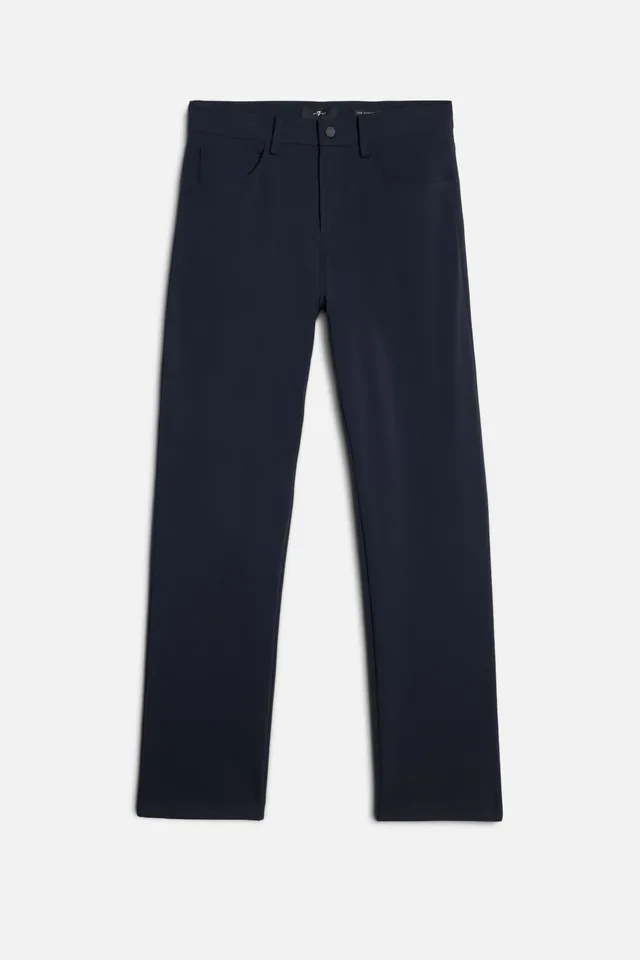 7-for-all-mankind-luxe-performance-knit-the-straight-hose-navy-herren image 1