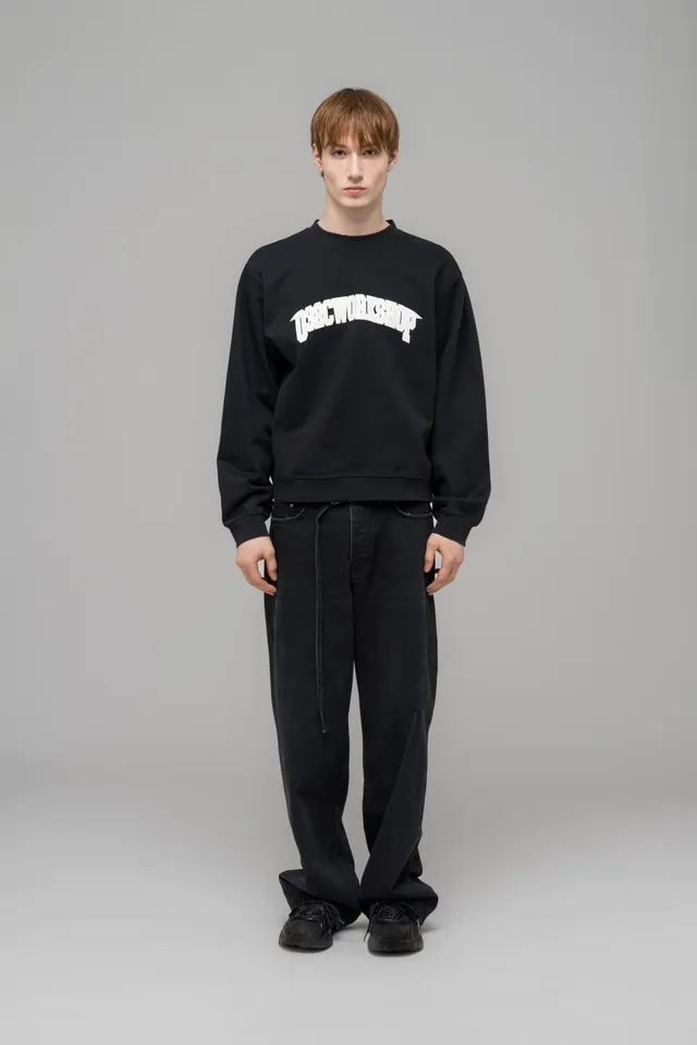 032c-crewneck-with-print-sweatshirt-organic-cotton-one-dollar image 1
