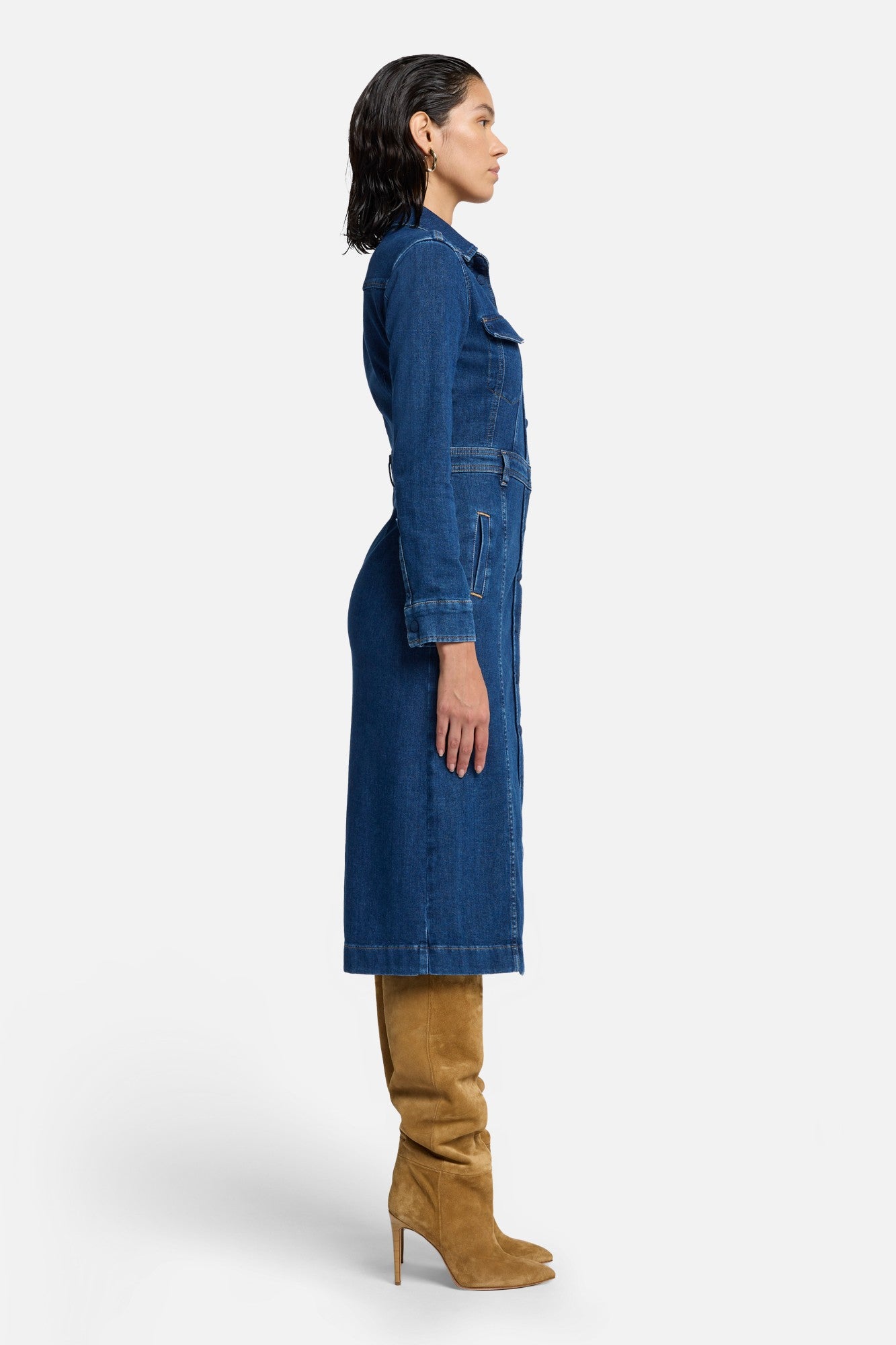 7-for-all-mankind-luxe-dress-cove-damen-midikleid image 5