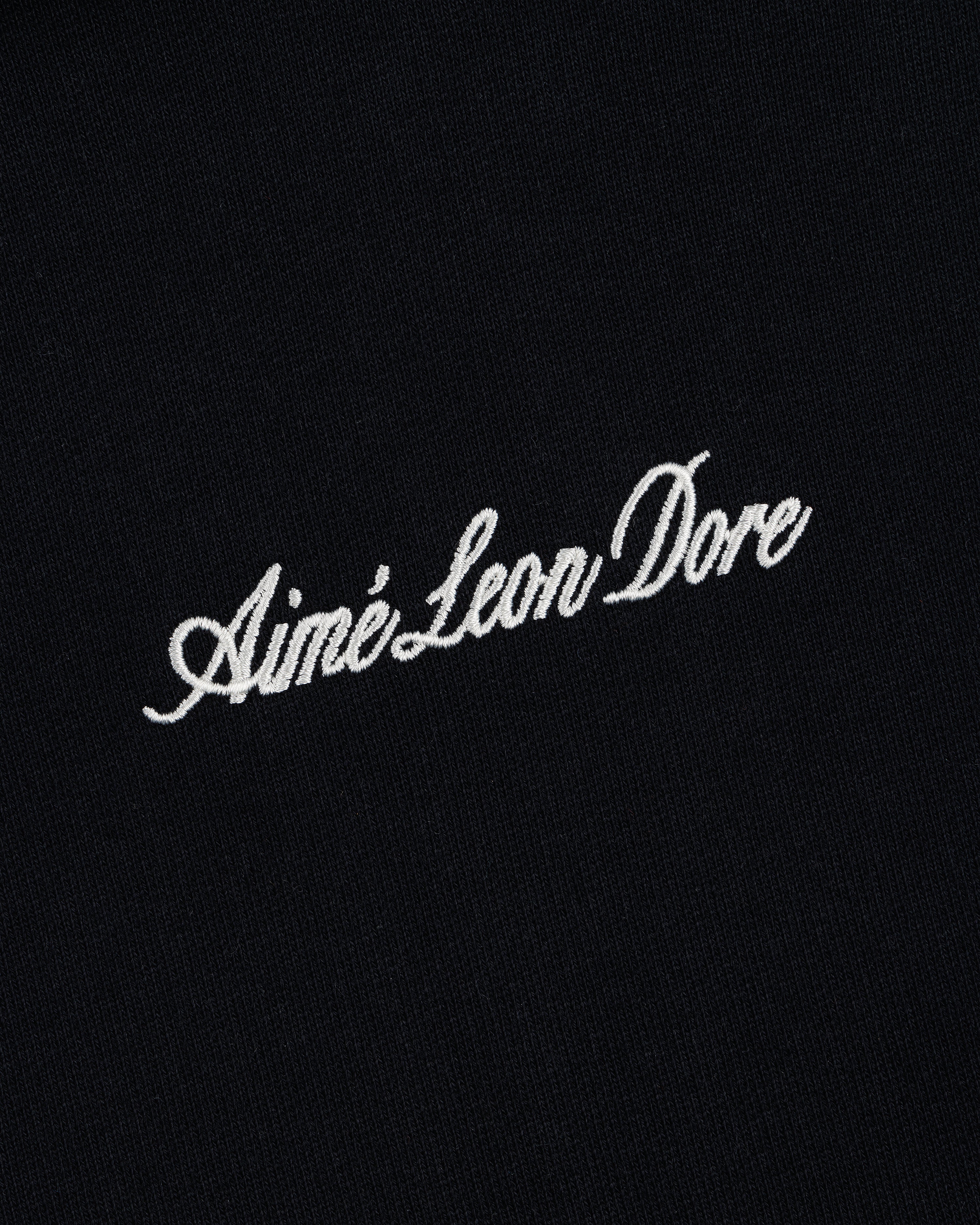 aim-leon-dore-embroidered-logo-hoodie-schwarz-530-gsm image 3