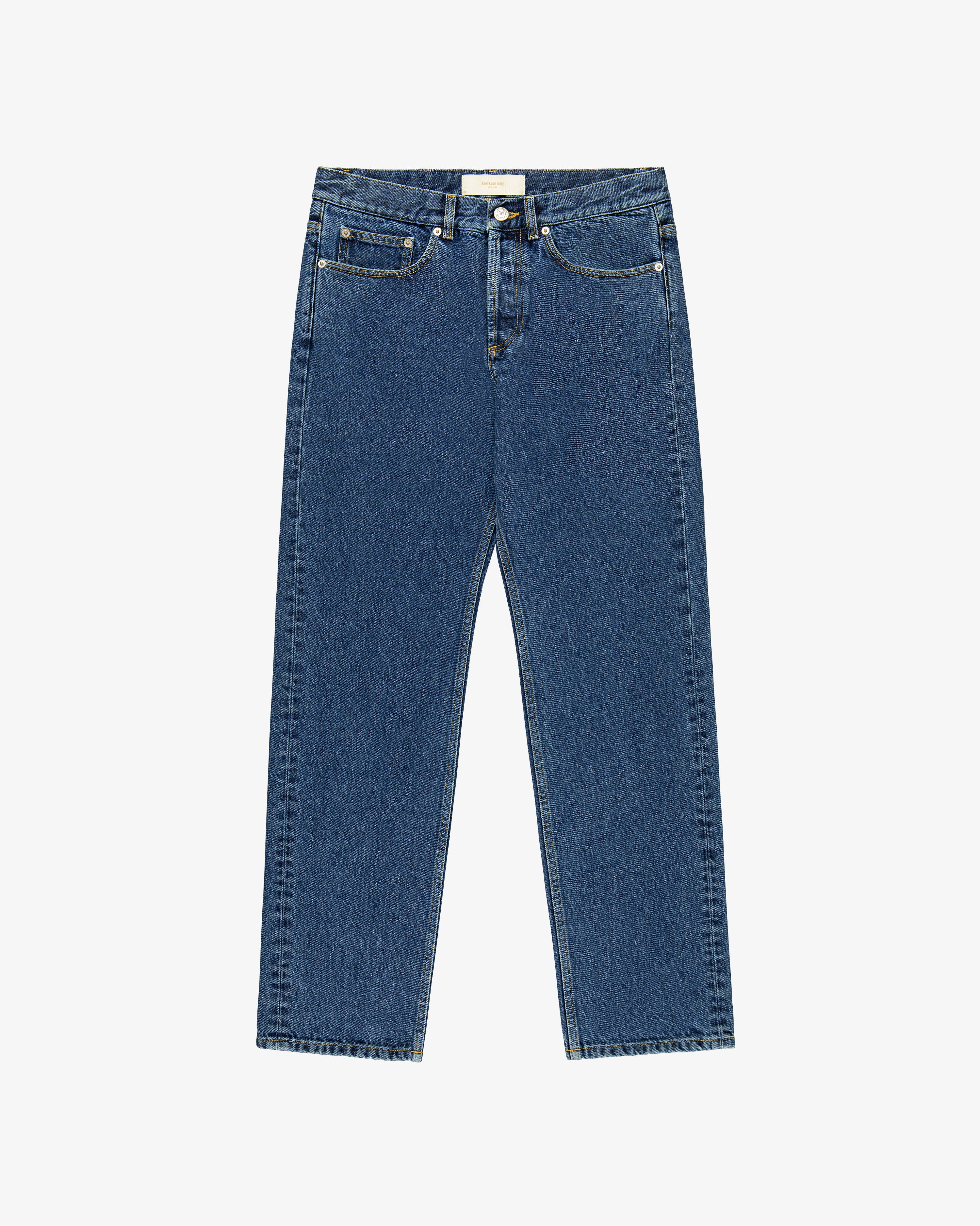aim-leon-dore-ald-slim-straight-fit-denim-jeans-blau-indigo image 2